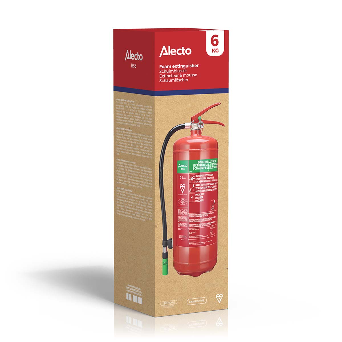 Feuerlöschgerät Schaum 6 kg