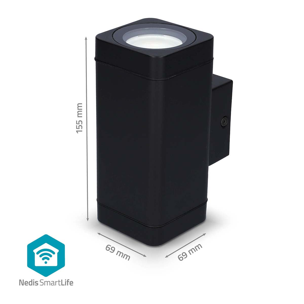 Smartlife-Außenleuchte | 760 lm | Bluetooth® | 8.5 W | Warm bis kühlen weiß | 2700 - 6500 K | ABS | Android™ / IOS