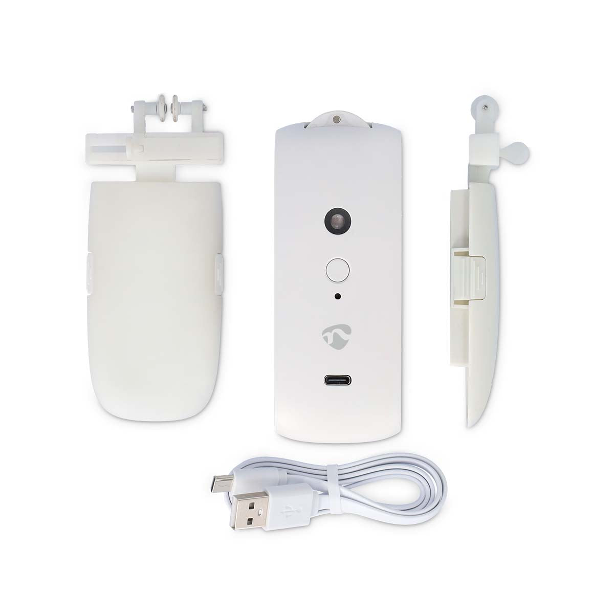 SmartLife Vorhang Roboter | I-Schiene / U-Schiene | Vorhänge | Batteriebetrieben / Stromversorgung über USB | 4000 mAh | Bluetooth® | Weiss