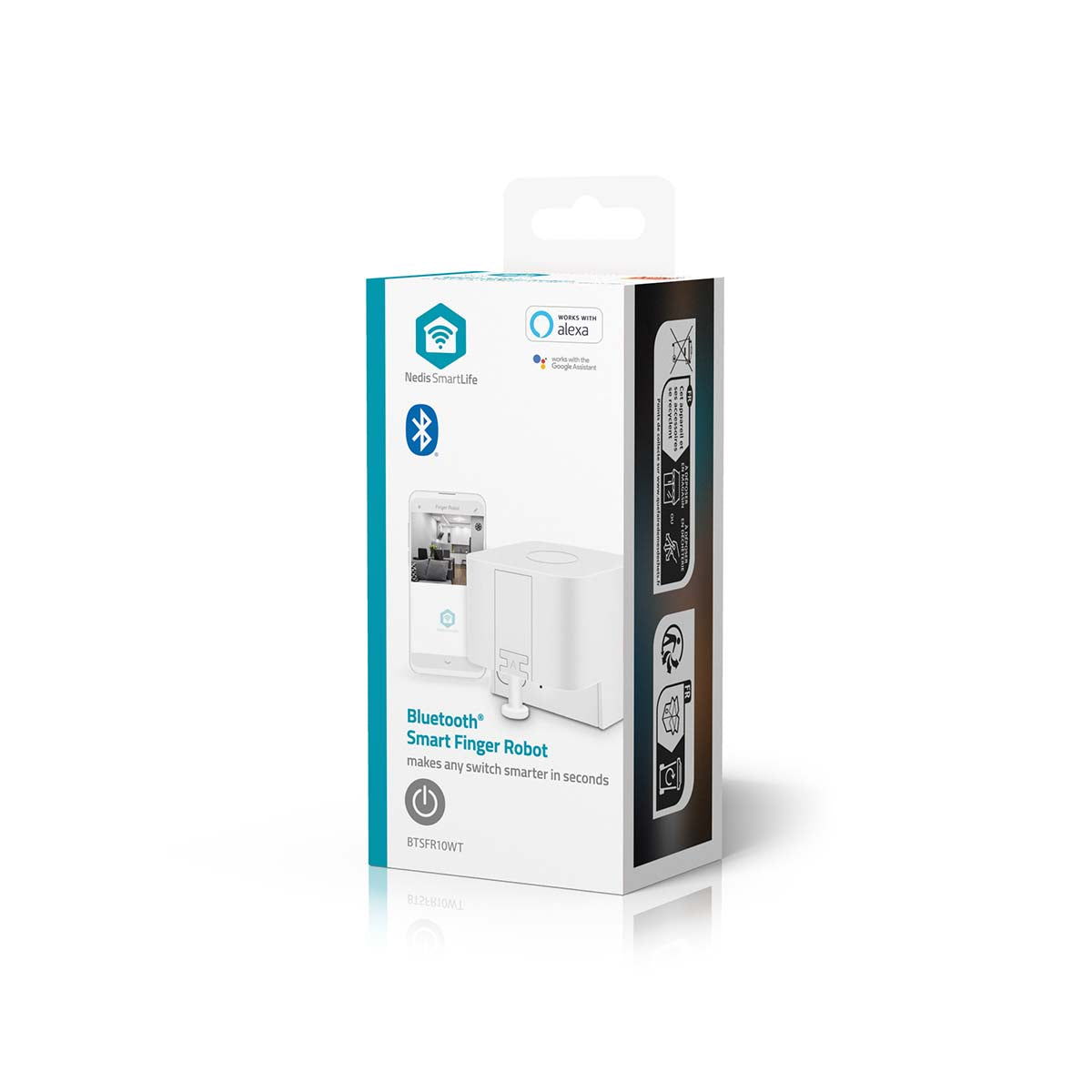 SmartLife Fingerroboter | CR2 | 1000 mAh | Bluetooth® | Drei Arten von Fingern