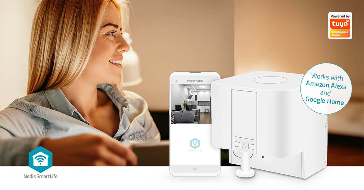 SmartLife Fingerroboter | CR2 | 1000 mAh | Bluetooth® | Drei Arten von Fingern