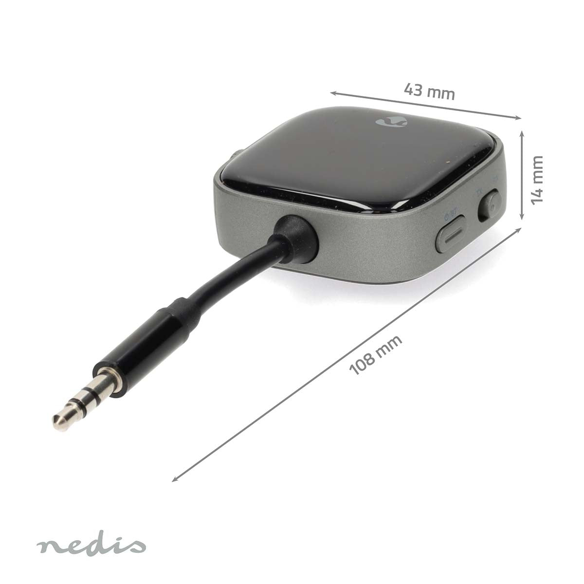 Bluetooth® Transceiver | Anschlüsse – Eingang: USB-C™ Buchse | Anschlüsse – Ausgang: USB-C™ Buchse | SBC | Bis zu 2 Geräte | max. Batteriespielzeit: 13 Std | Schwarz