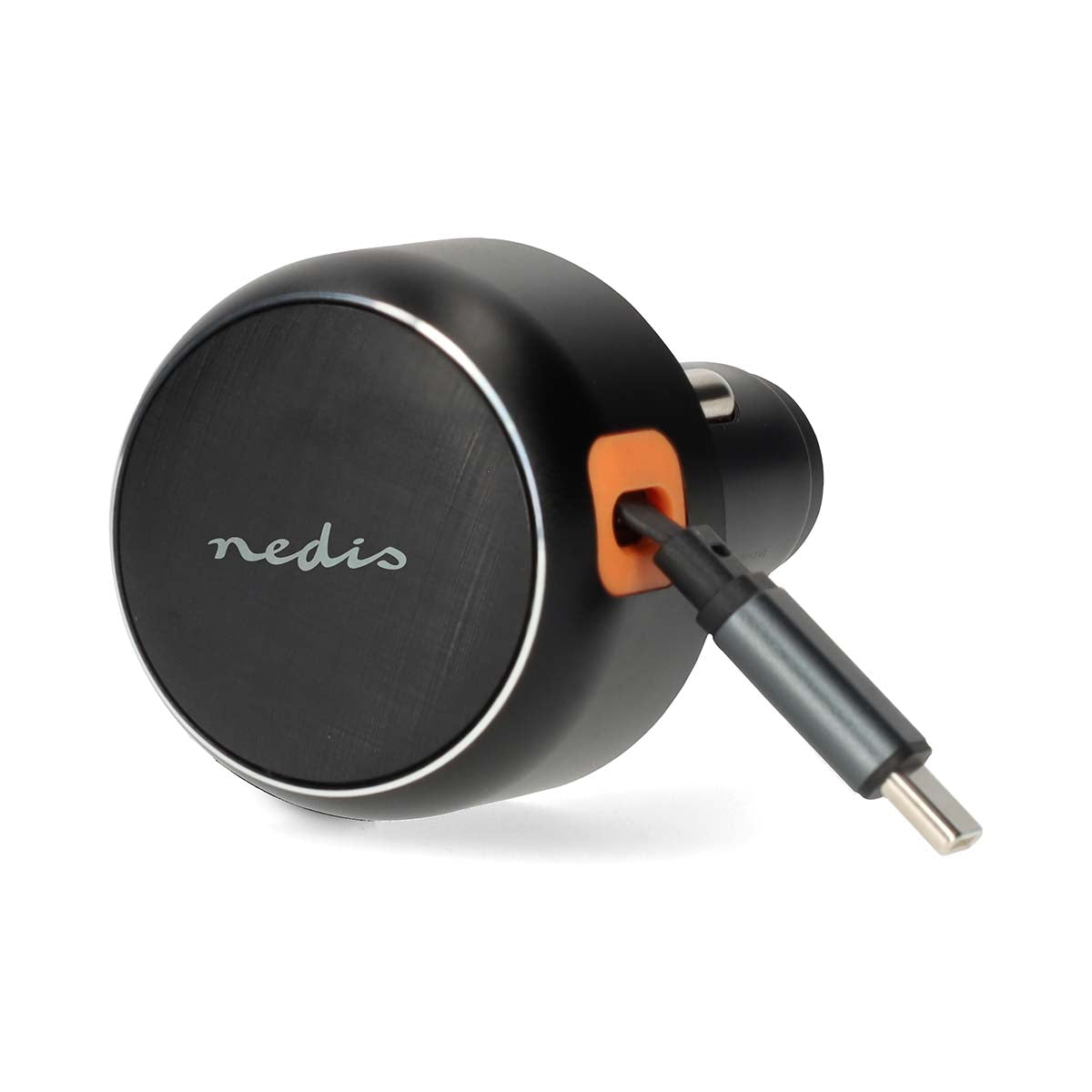Auto-Ladegerät | 30 W | 2.4 / 3.0 A | Anzahl der Ausgänge: 1 | Aufrollbares USB-C™-Kabel | 0.70 m | Automatische Spannungswahl