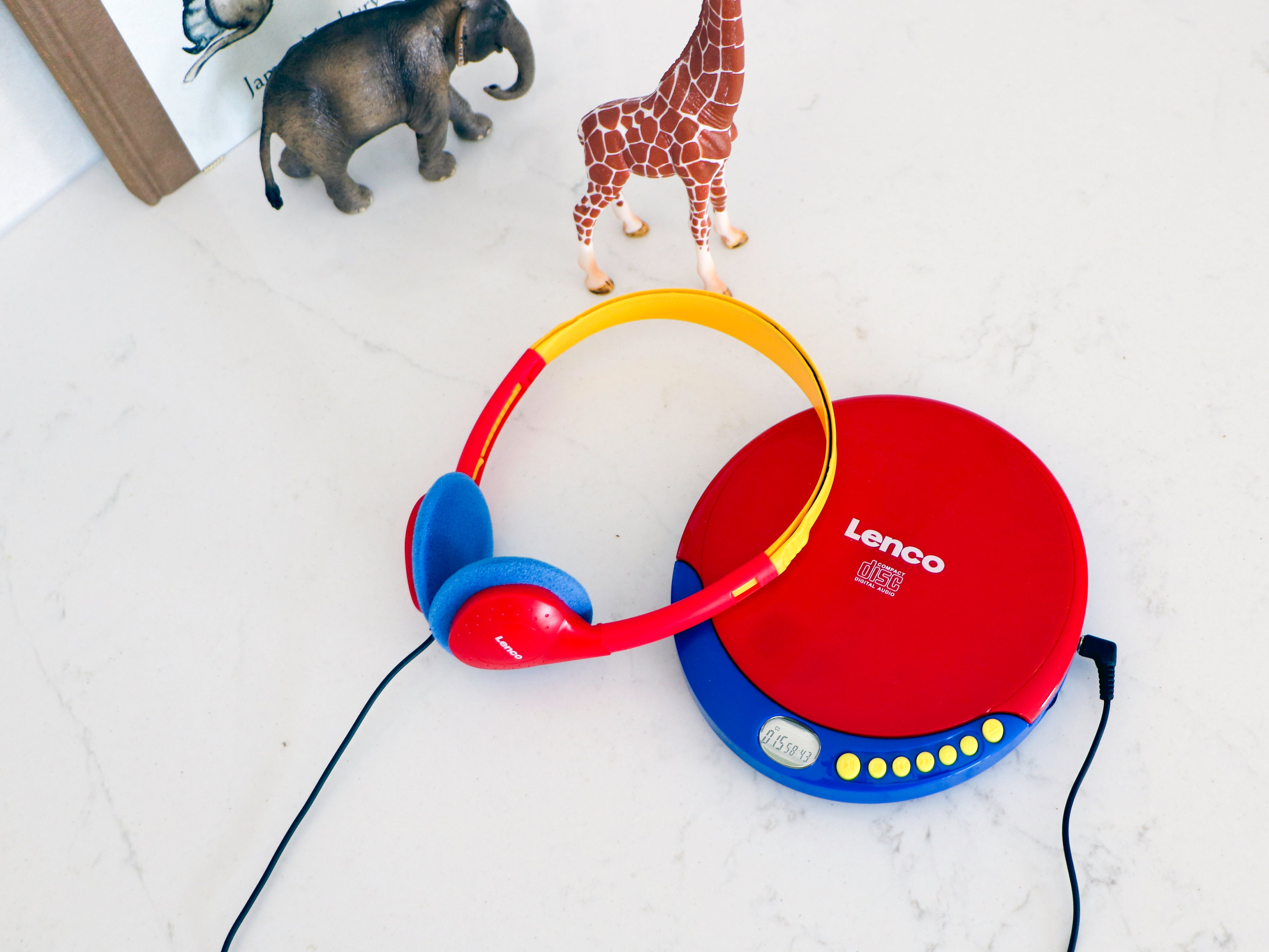 Kinder-CD-Player mit wiederaufladbarer Batterie