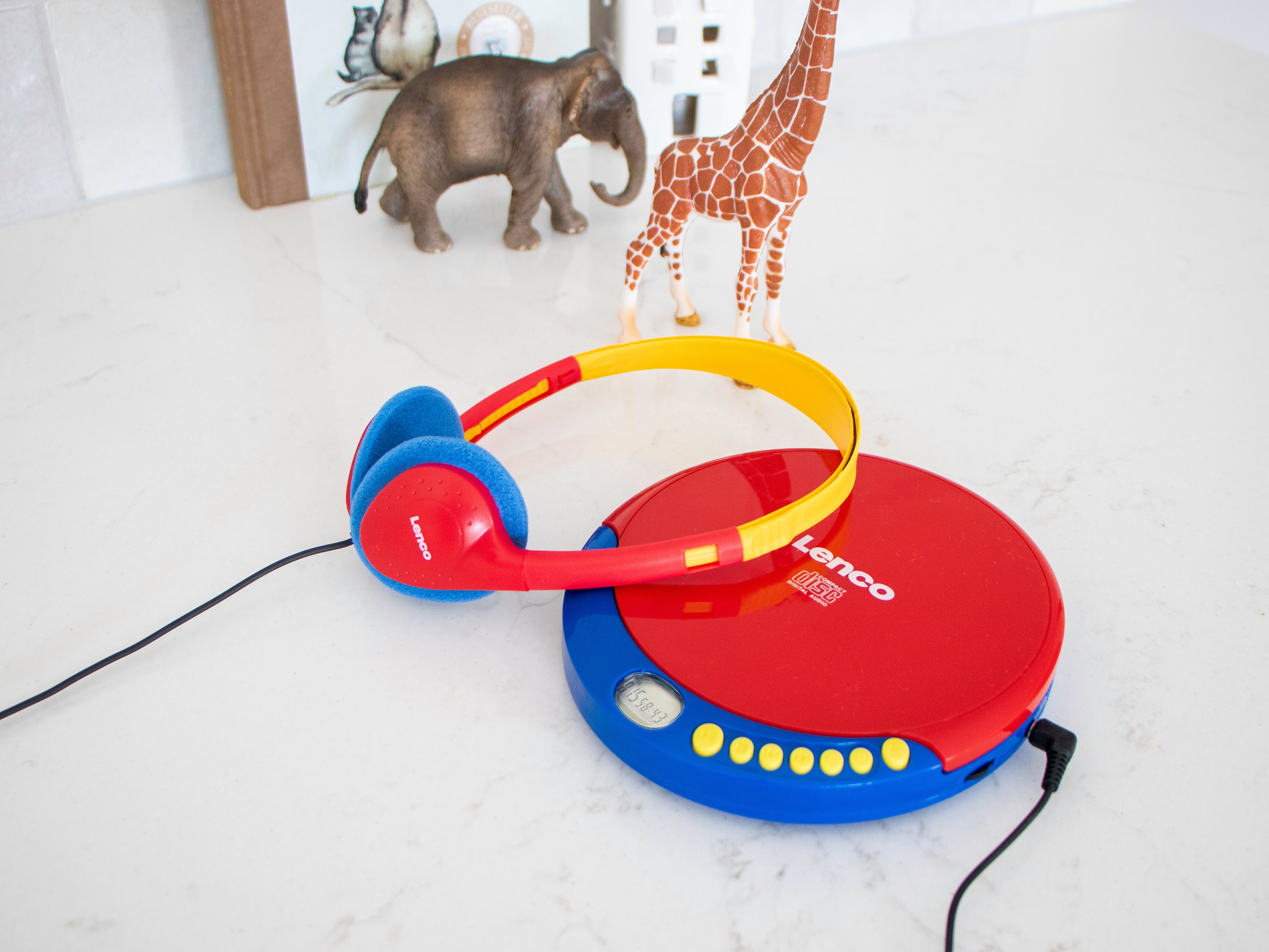 Kinder-CD-Player mit wiederaufladbarer Batterie