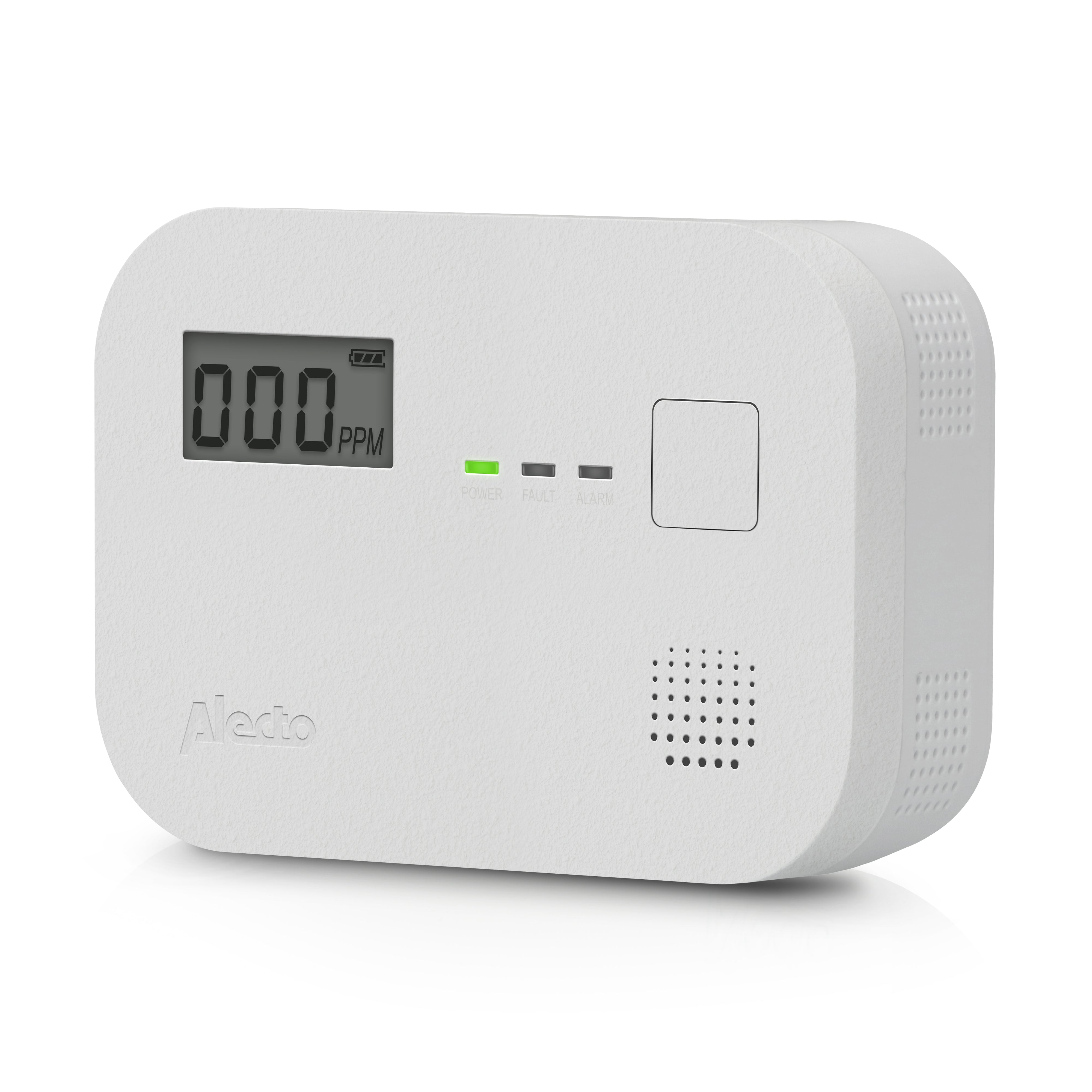 Kohlenmonoxidalarm mit 10 Jahren Sensorlaufzeit und Display
