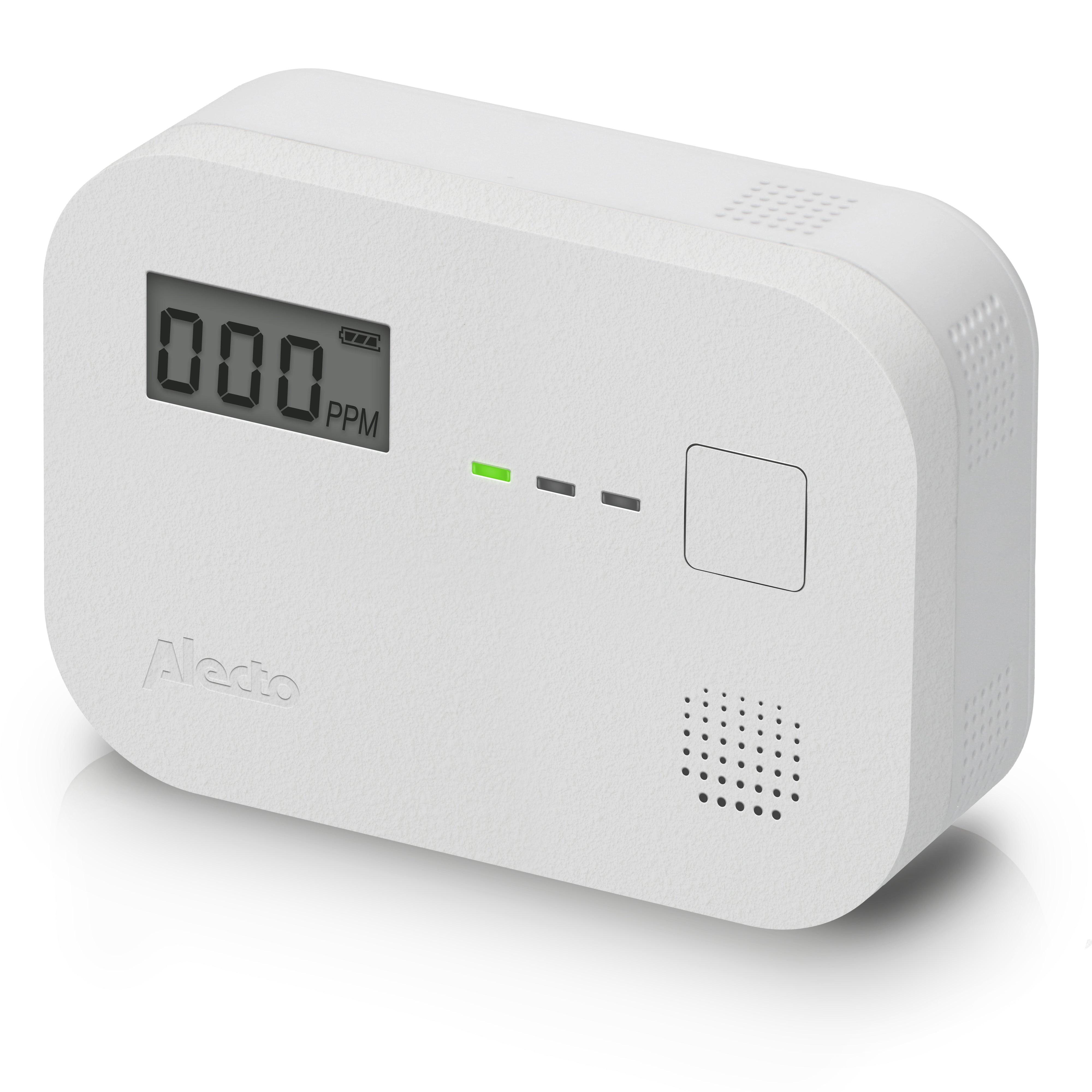 Kohlenmonoxidalarm mit 10 Jahren Sensorlaufzeit und Display