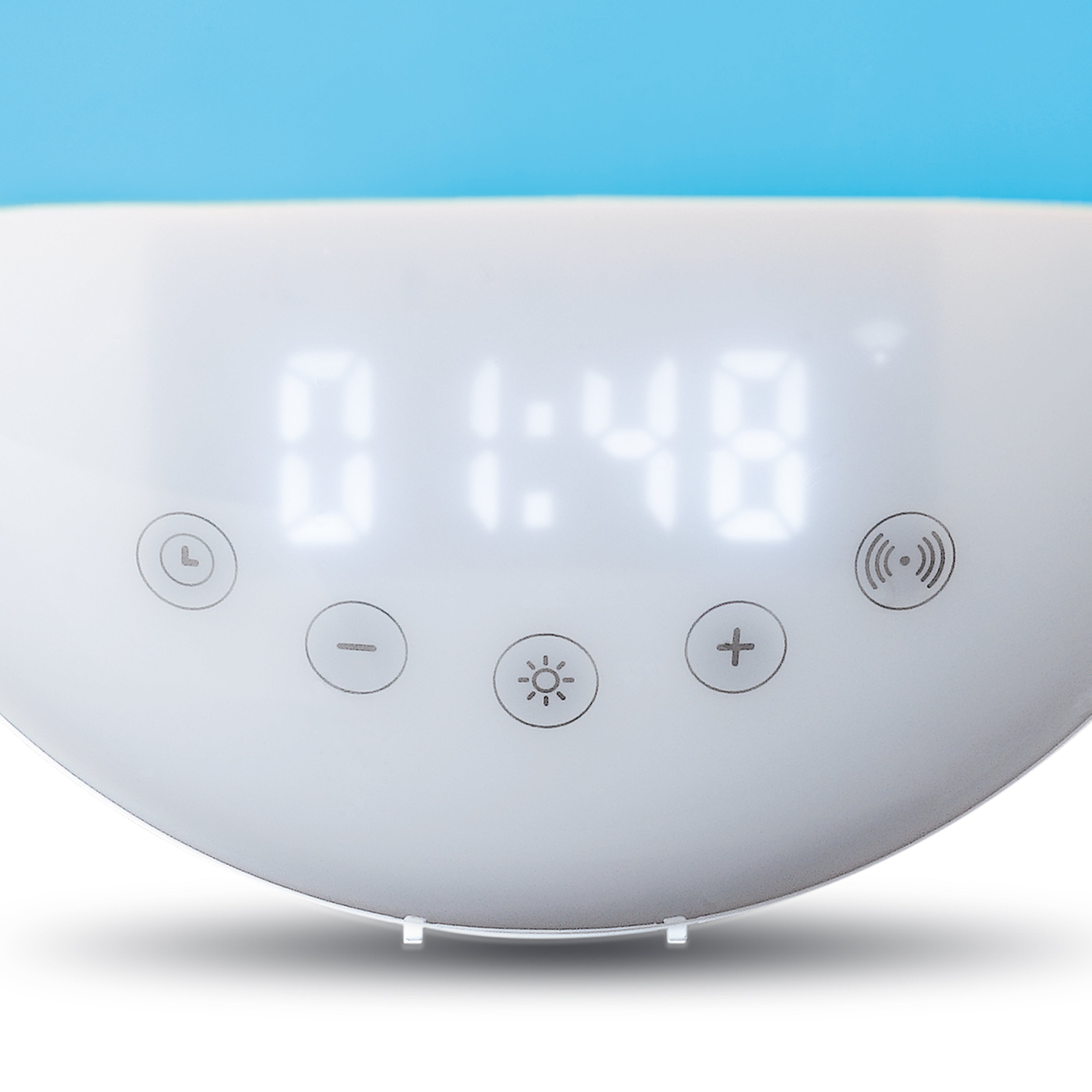 Intelligenter Radiowecker mit Wecklicht Multi colour