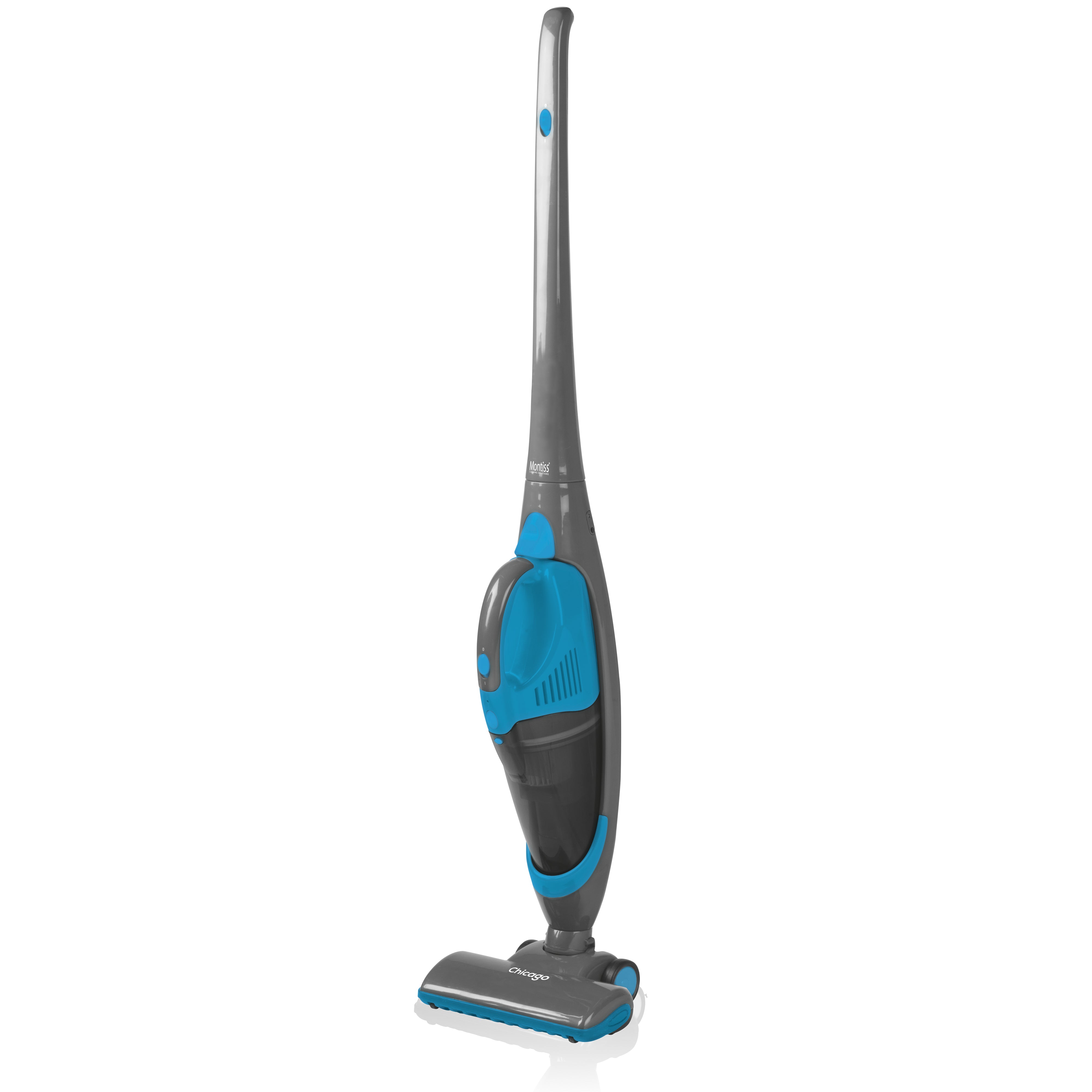 Schnurloser, wiederaufladbarer 2-in-1-Staubsauger mit Nass- und Trockenfunktion Blau