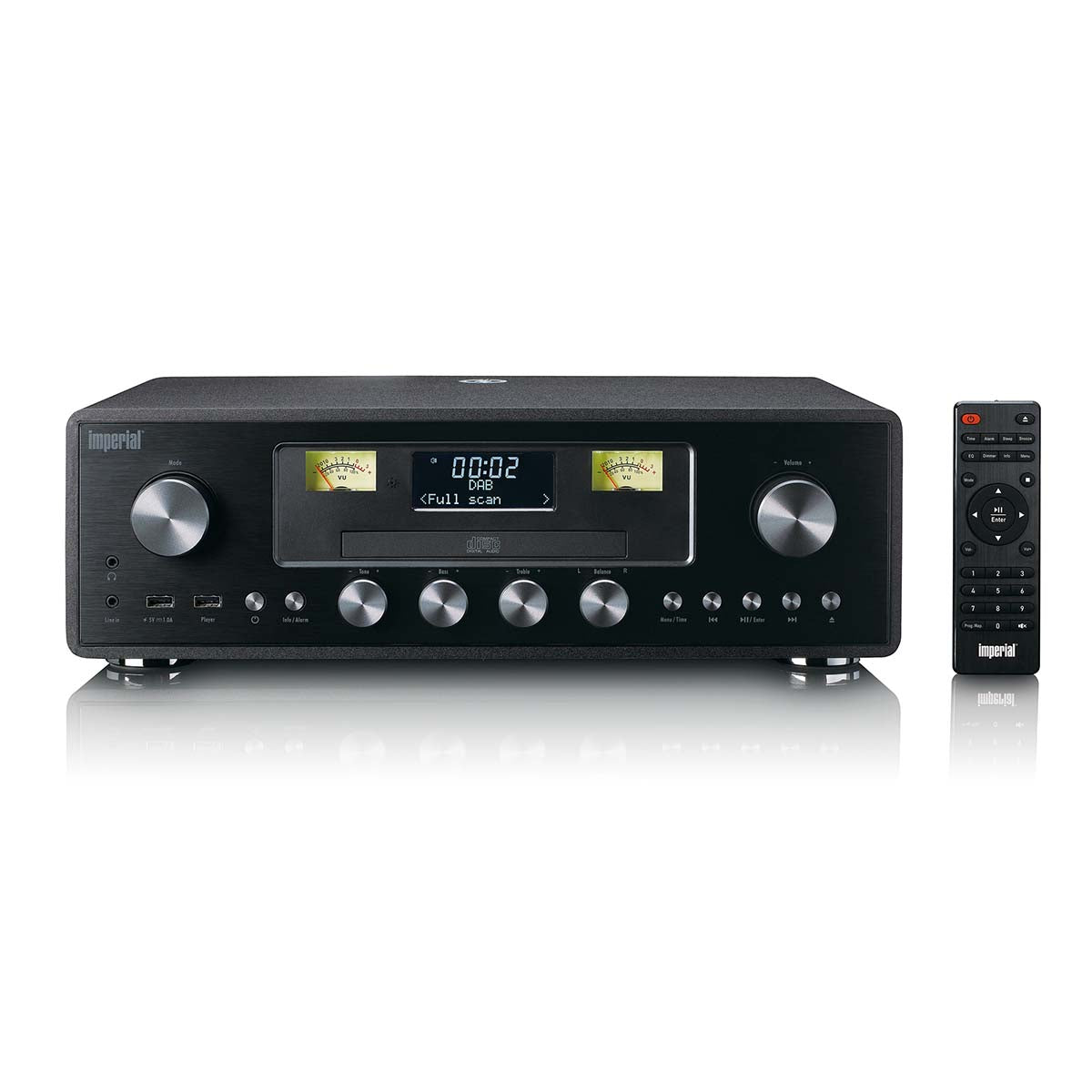 DAB+/FM-Radio mit CD-Player, USB, Bluetooth® und kabellosem Ladepunkt