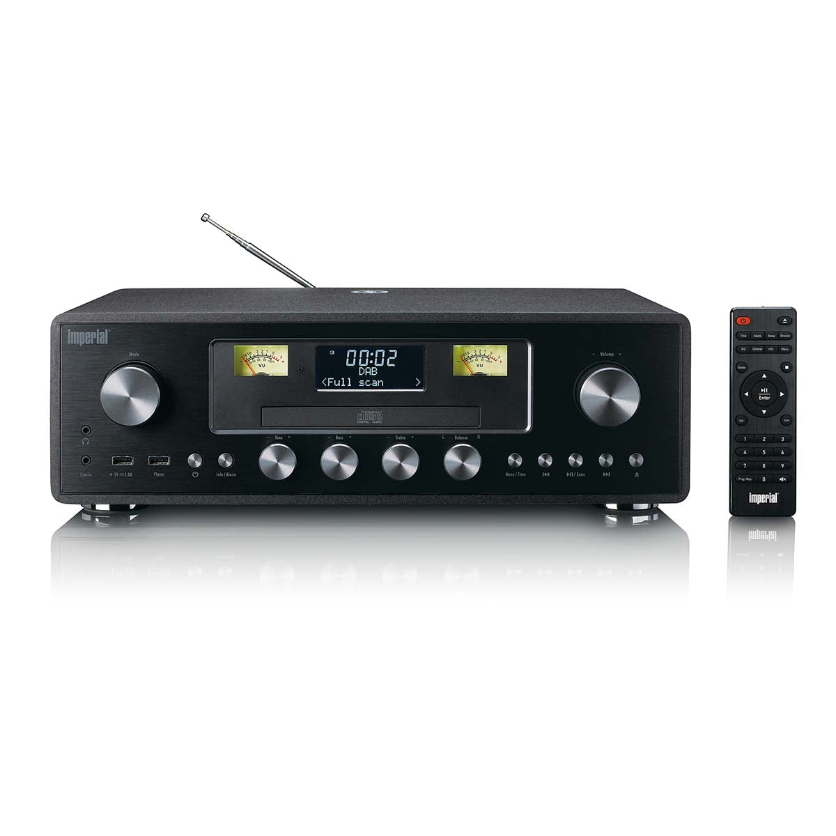 DAB+/FM-Radio mit CD-Player, USB, Bluetooth® und kabellosem Ladepunkt