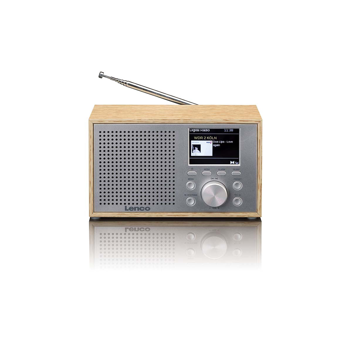 Mono DAB+ FM Radio mit Bluetooth® Wood