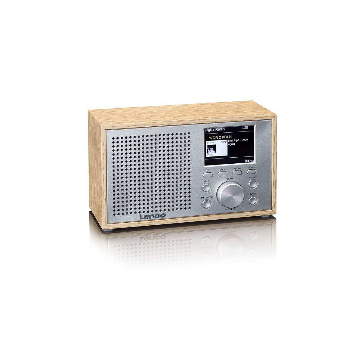 Mono DAB+ FM Radio mit Bluetooth® Wood