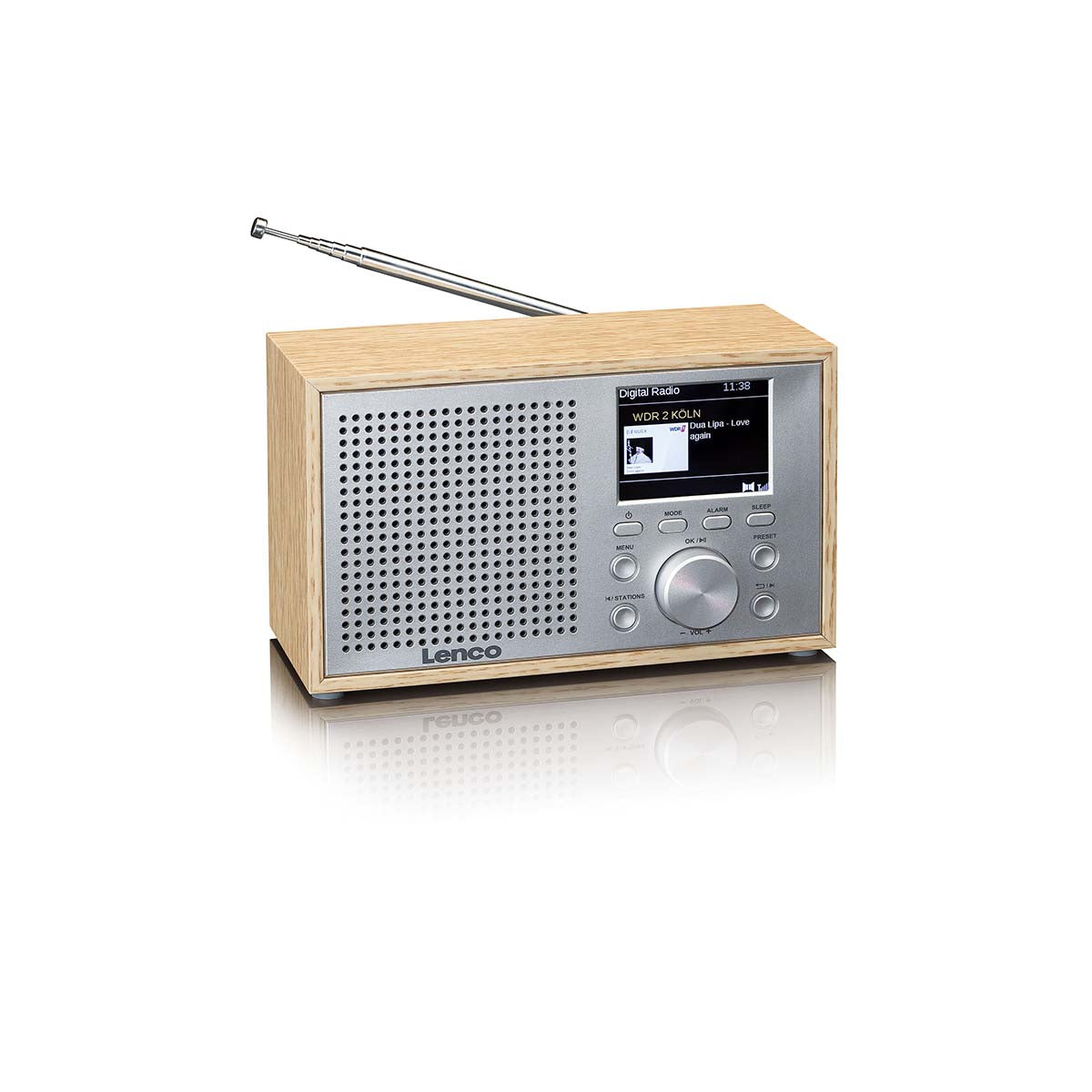 Mono DAB+ FM Radio mit Bluetooth® Wood