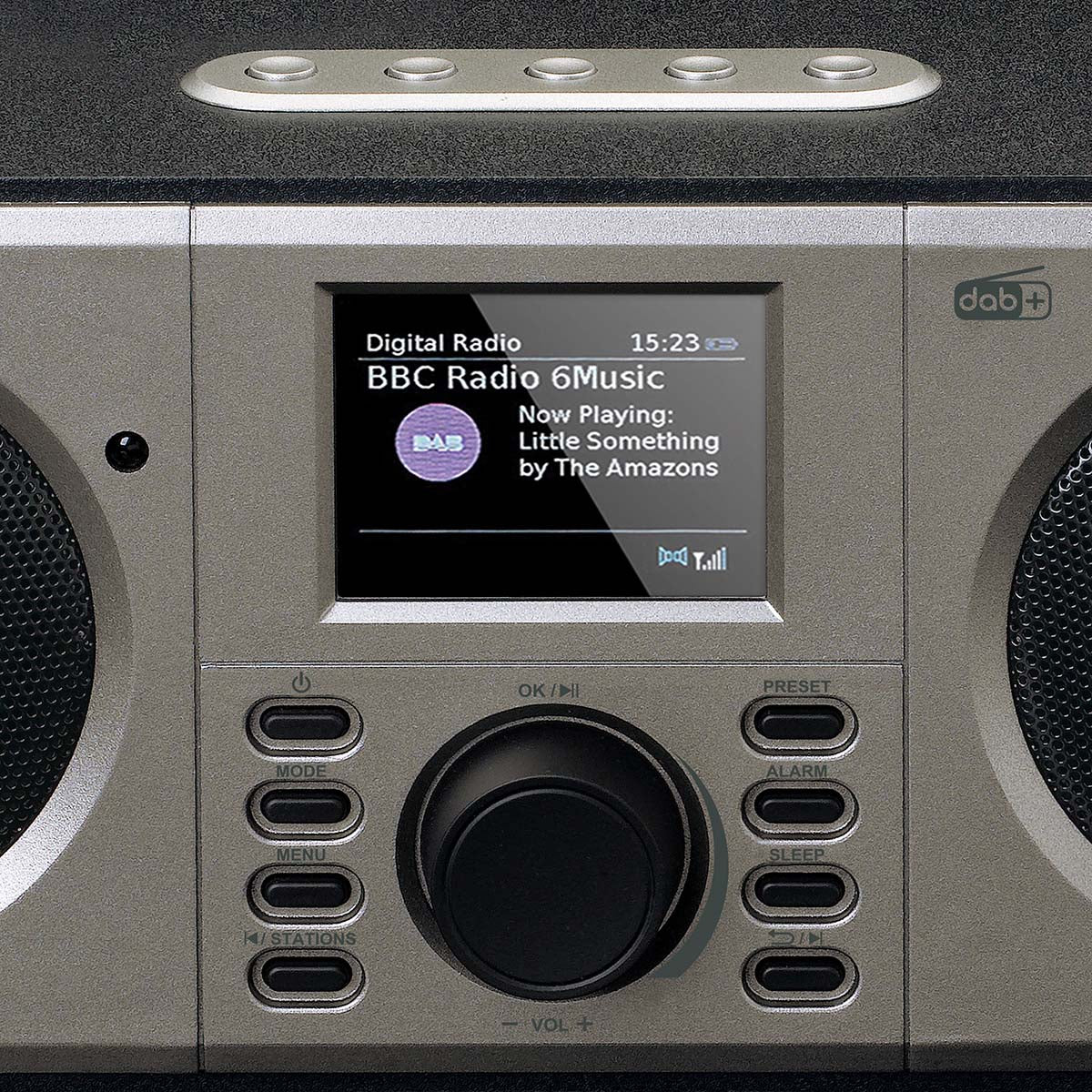 Stereo DAB+ FM Radio mit Bluetooth® Schwarz
