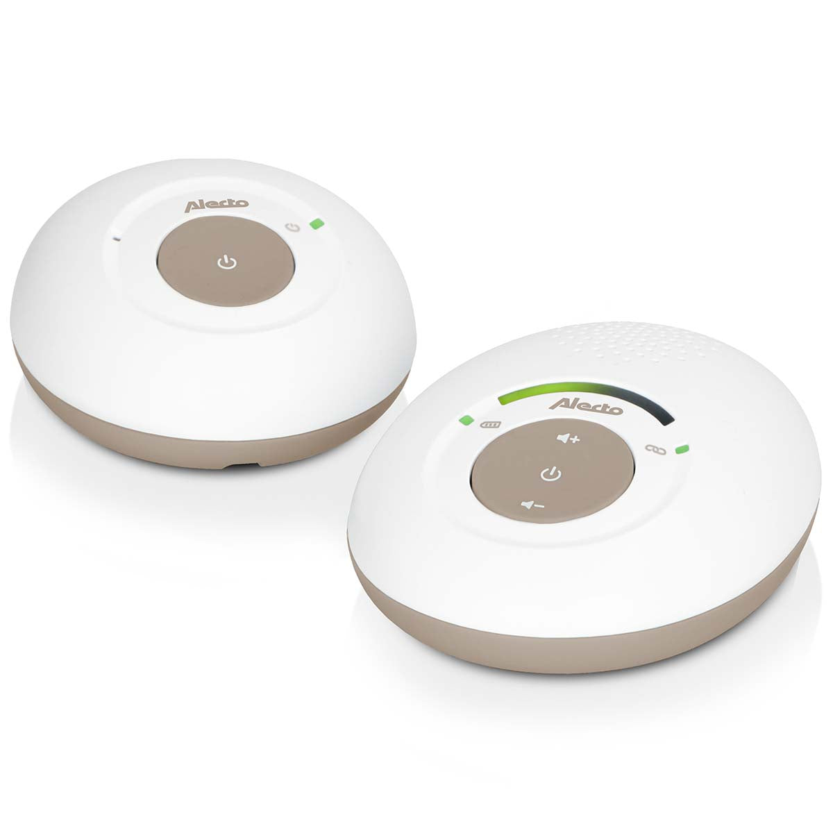 Babyfoon Full Eco DECT, weiß/taupe