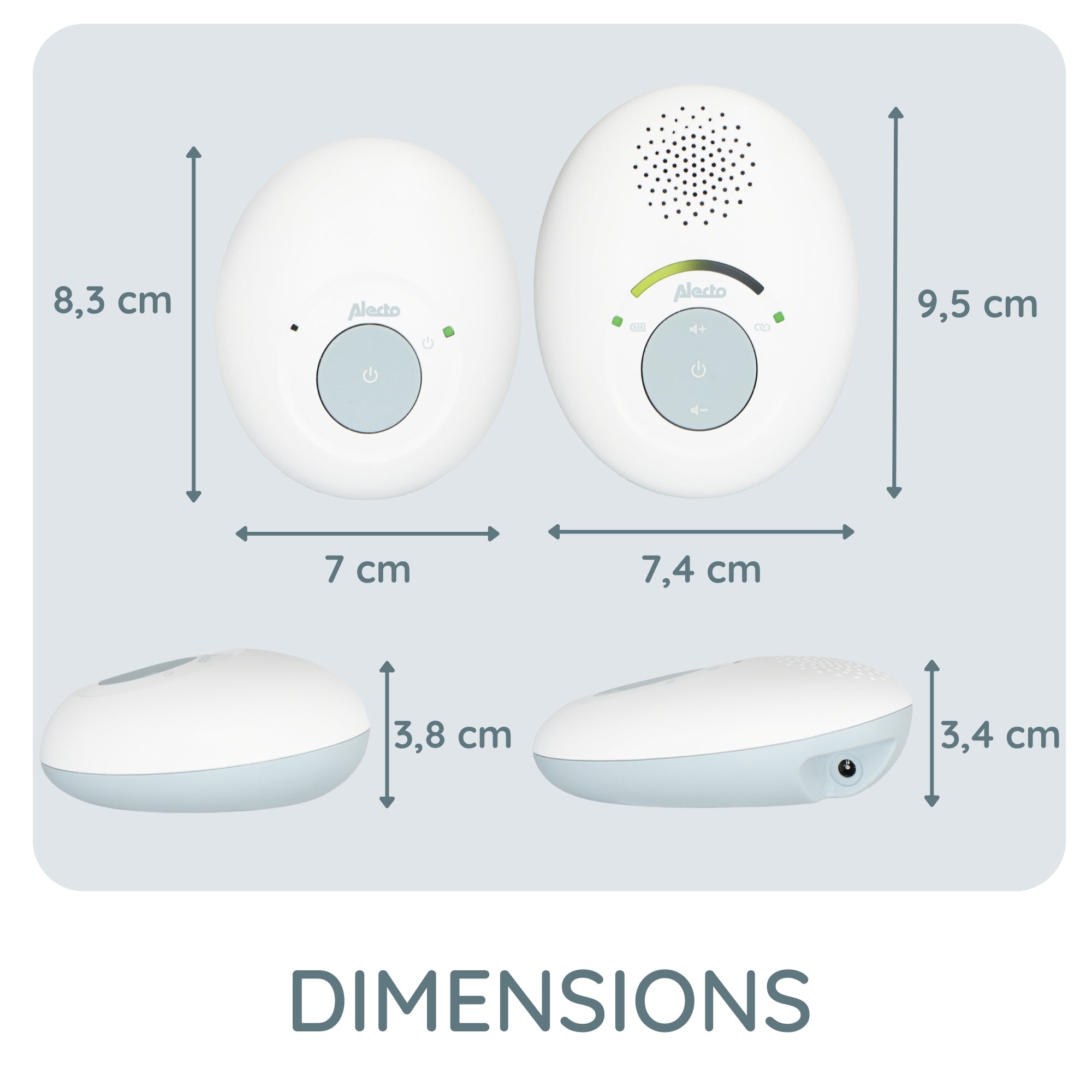 Babyfoon Full Eco DECT Weiß