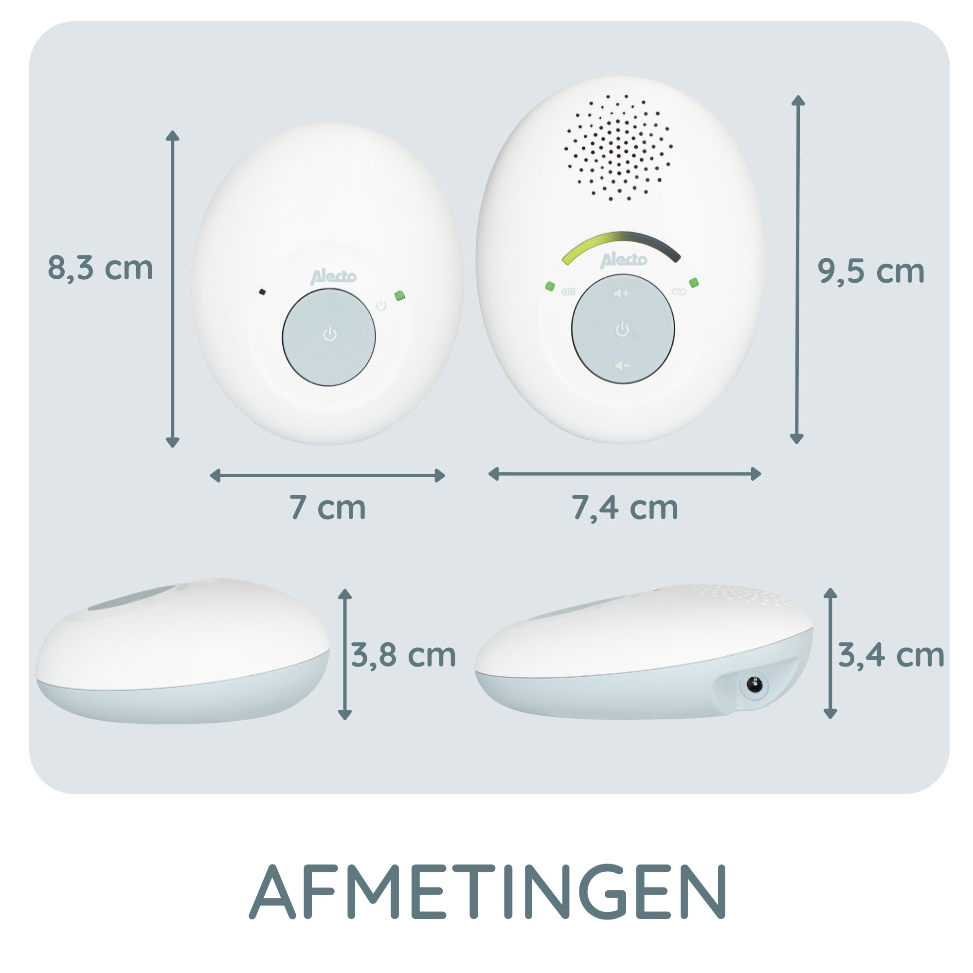 Babyfoon Full Eco DECT Weiß