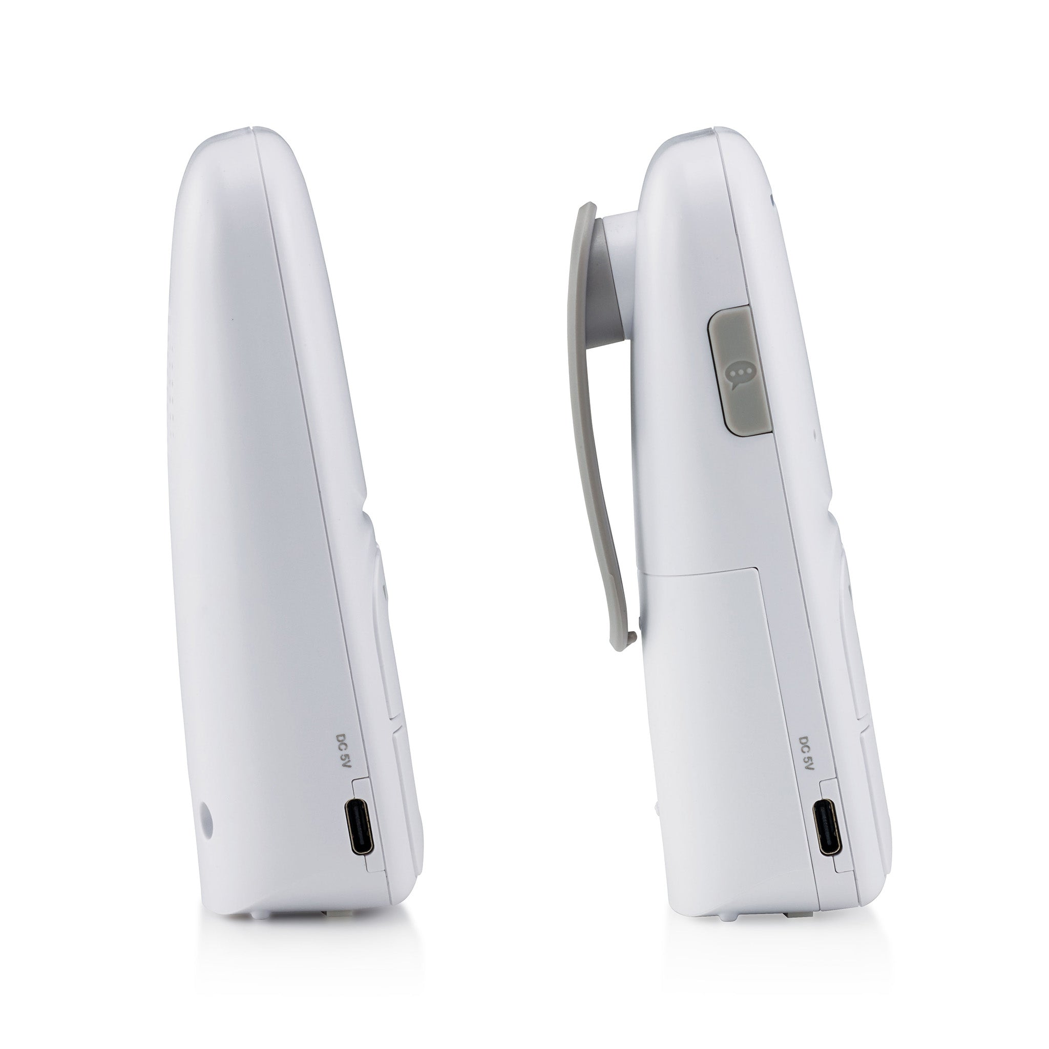 Modernes Full Eco Audio-Babyphone mit kristallklarer DECT-Klangqualität und langer Standby-Zeit Weiß