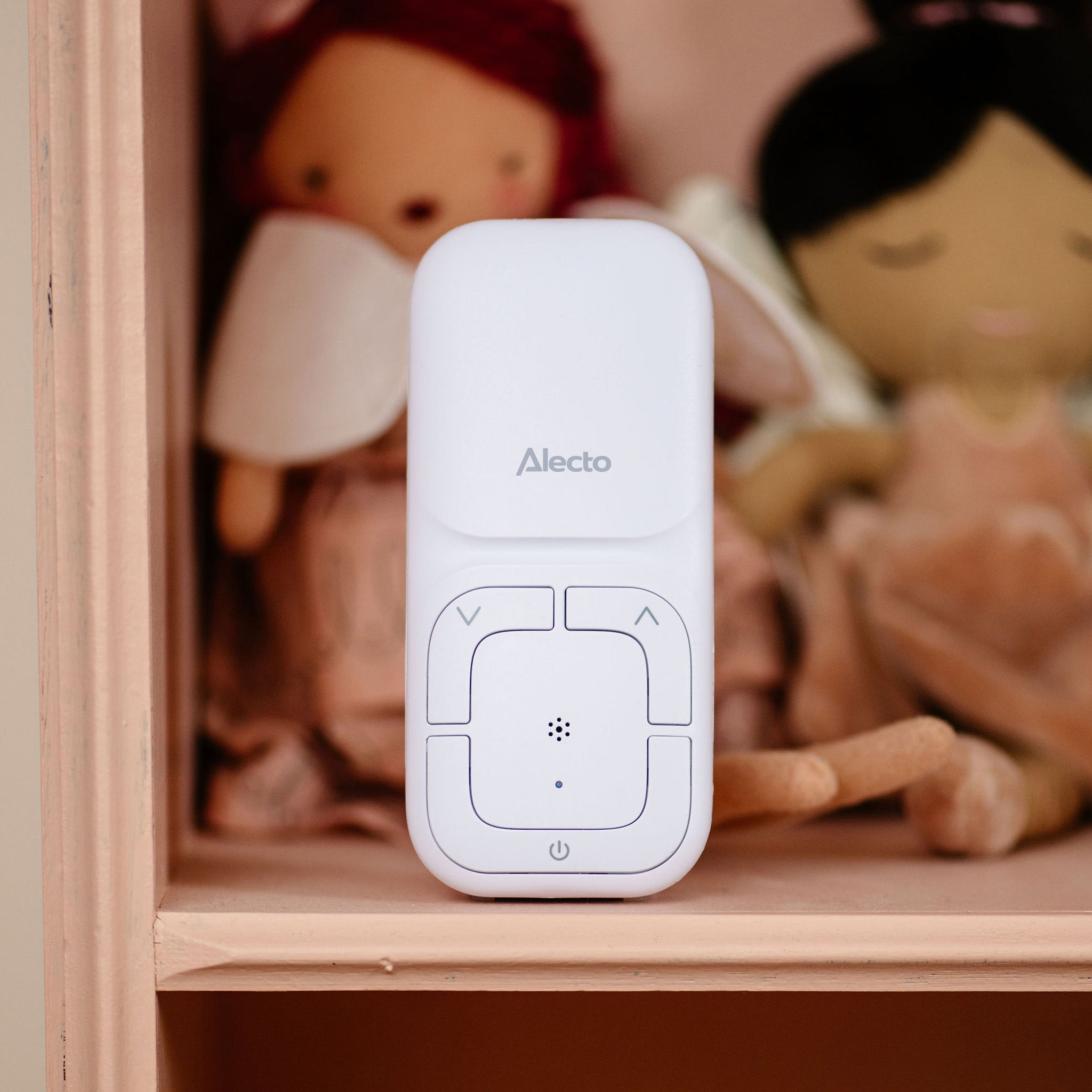 Modernes Full Eco Audio-Babyphone mit kristallklarer DECT-Klangqualität und langer Standby-Zeit Weiß