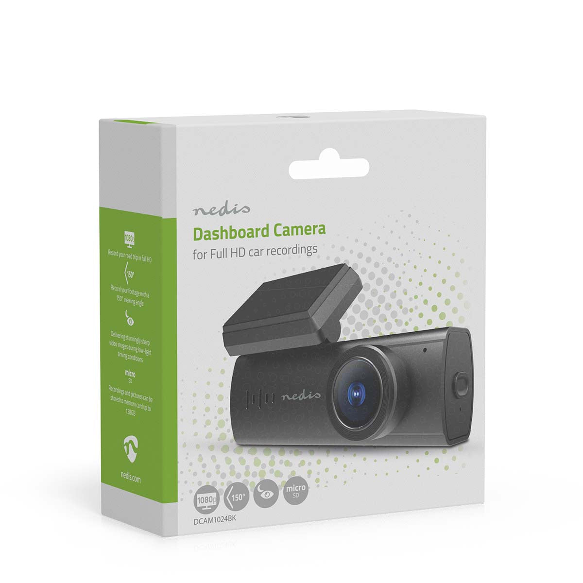Dash Cam | 1080p@30fps | 2 MPixel | Wi-Fi | LCD | Nachtsicht | Schwarz