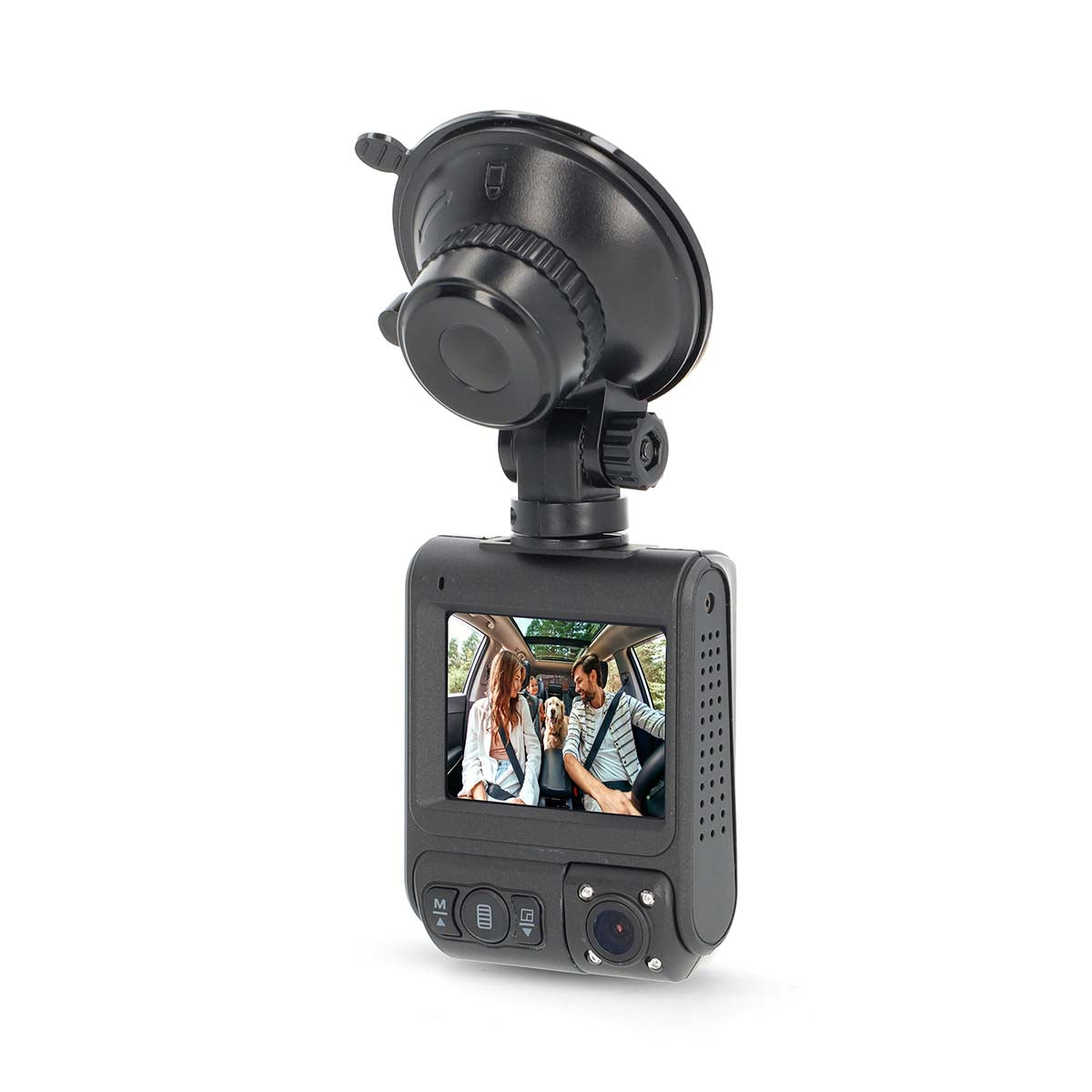 Dash Cam | 4K@30fps | 12 MPixel | 2 " | Wi-Fi | LCD | Duale Kamera | Kabinenkamera | GPS unterstützt | Parksensor | Bewegungserkennung | Nachtsicht | Schwarz
