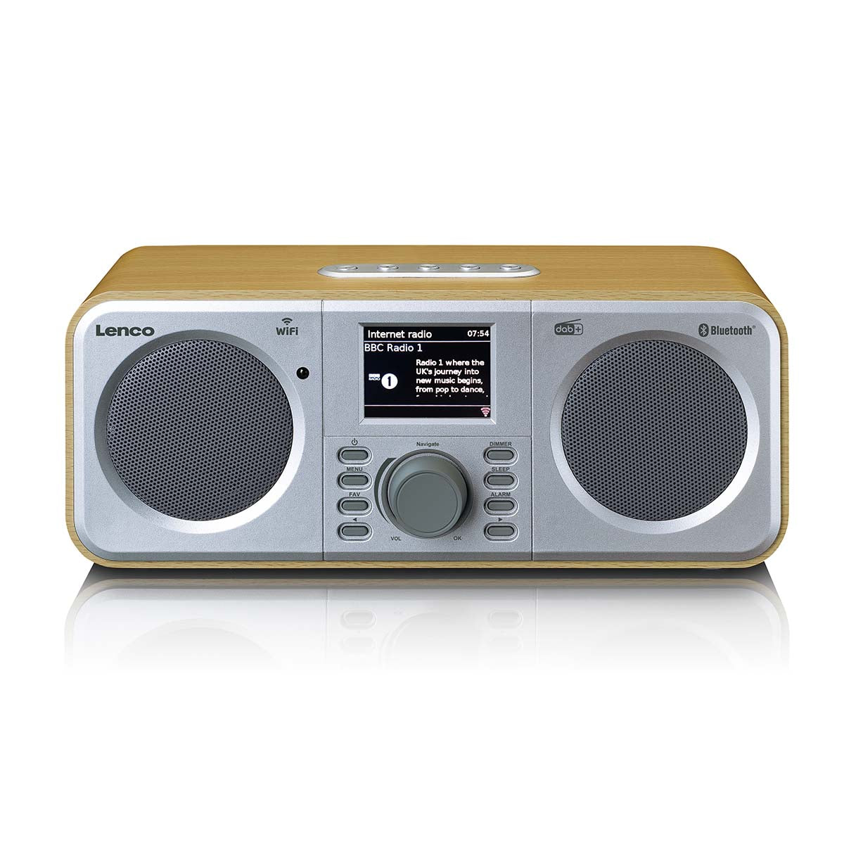 Internetradio mit DAB+, Bluetooth® und Spotify Connect Wood