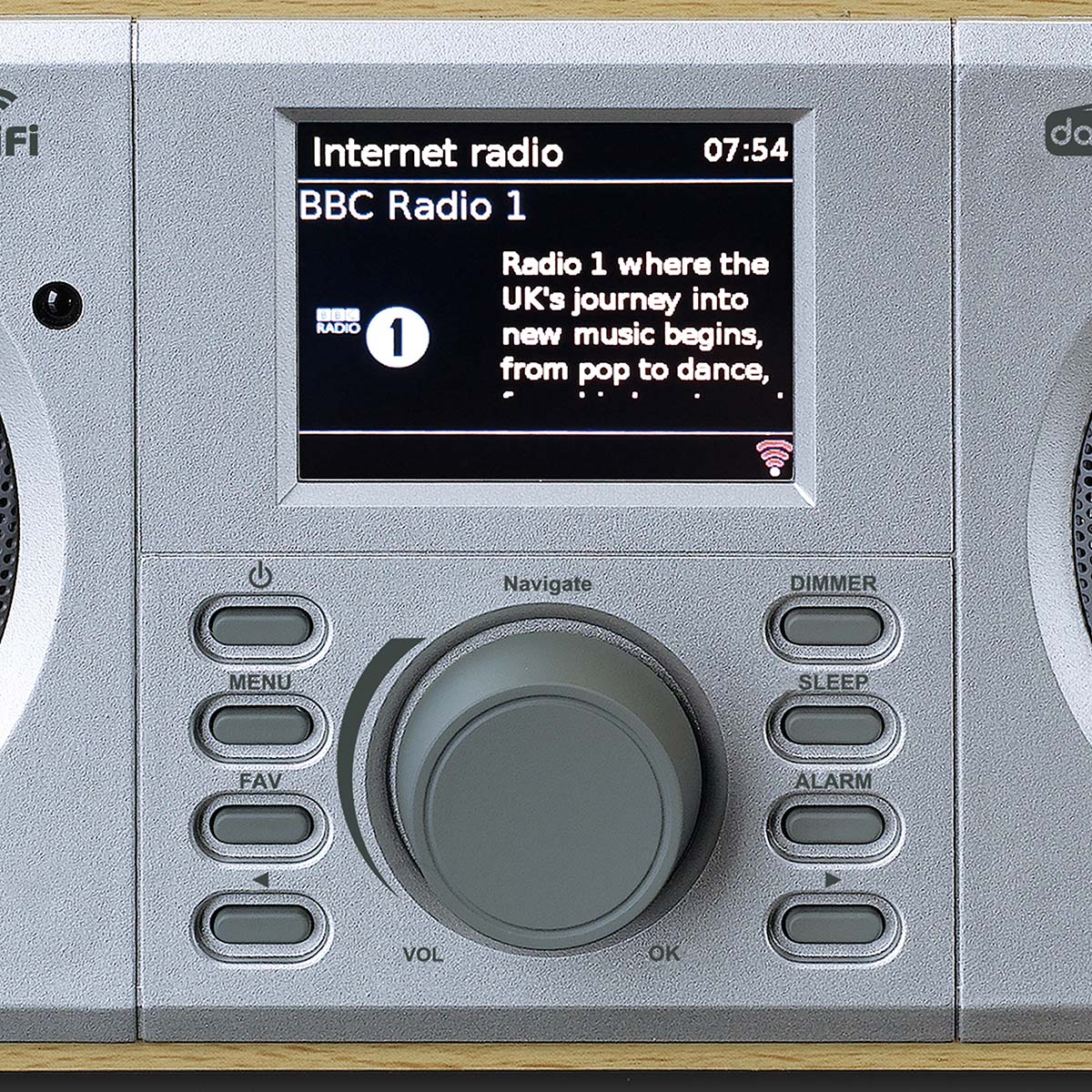 Internetradio mit DAB+, Bluetooth® und Spotify Connect Wood