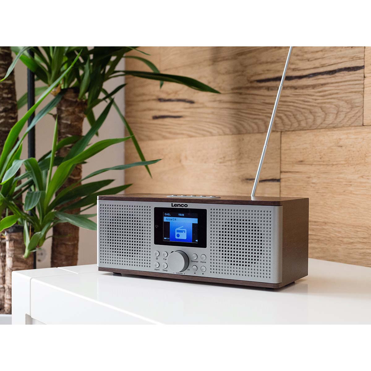 Intelligentes Internetradio, mit DAB+ / FM und Bluetooth® Wood