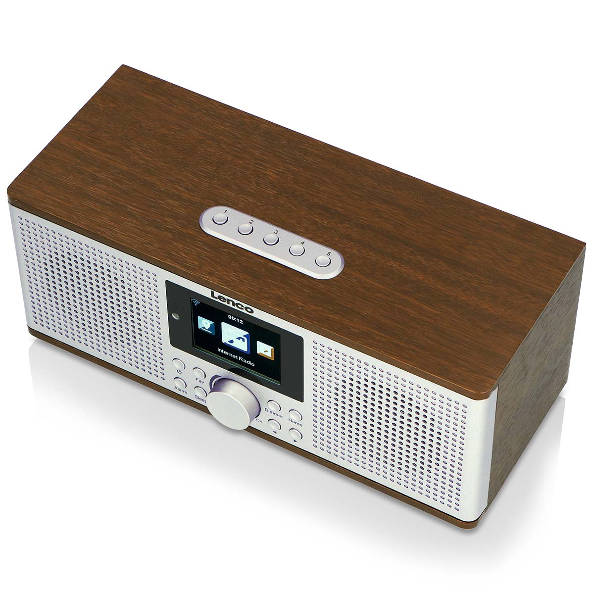 Intelligentes Internetradio, mit DAB+ / FM und Bluetooth® Wood