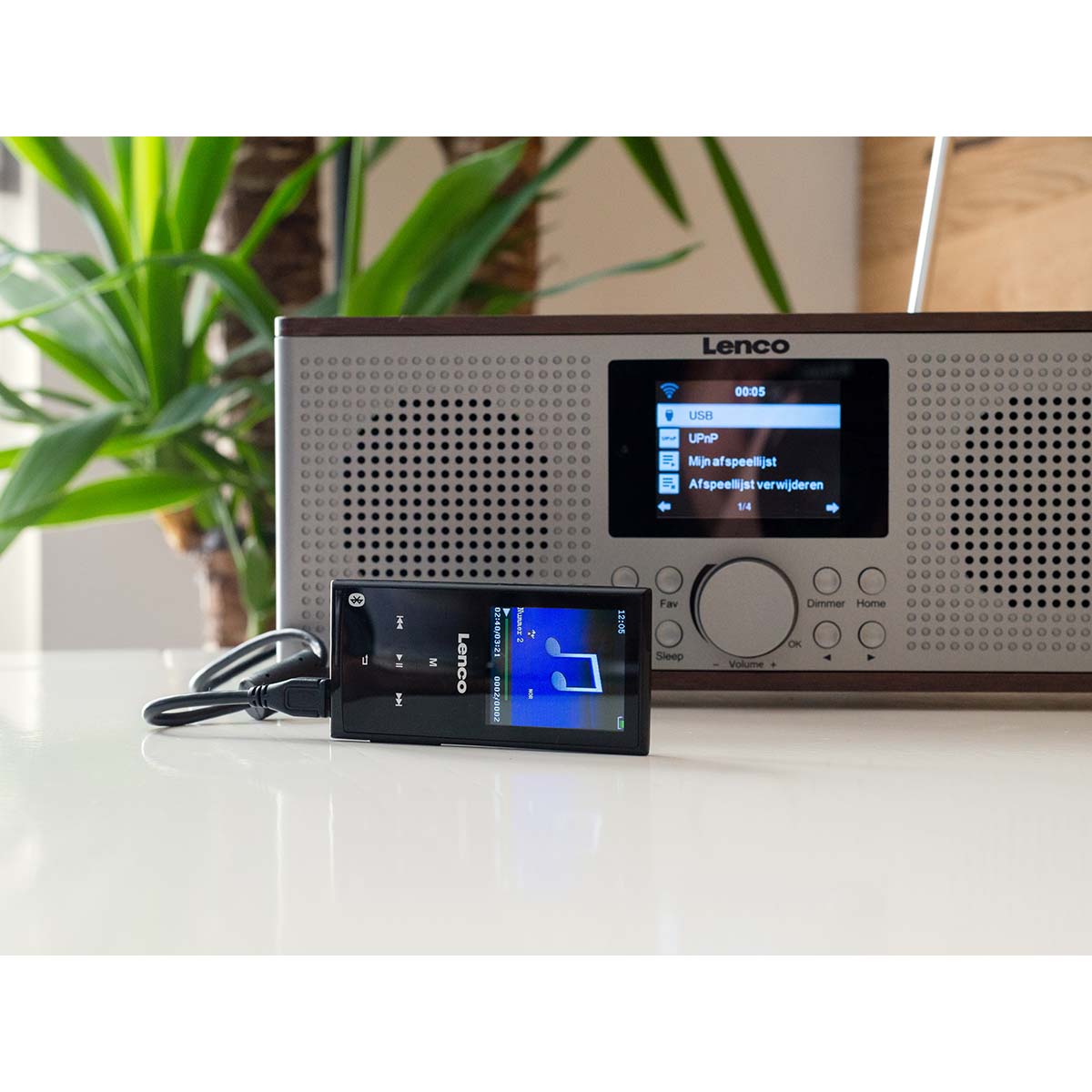 Intelligentes Internetradio, mit DAB+ / FM und Bluetooth® Wood