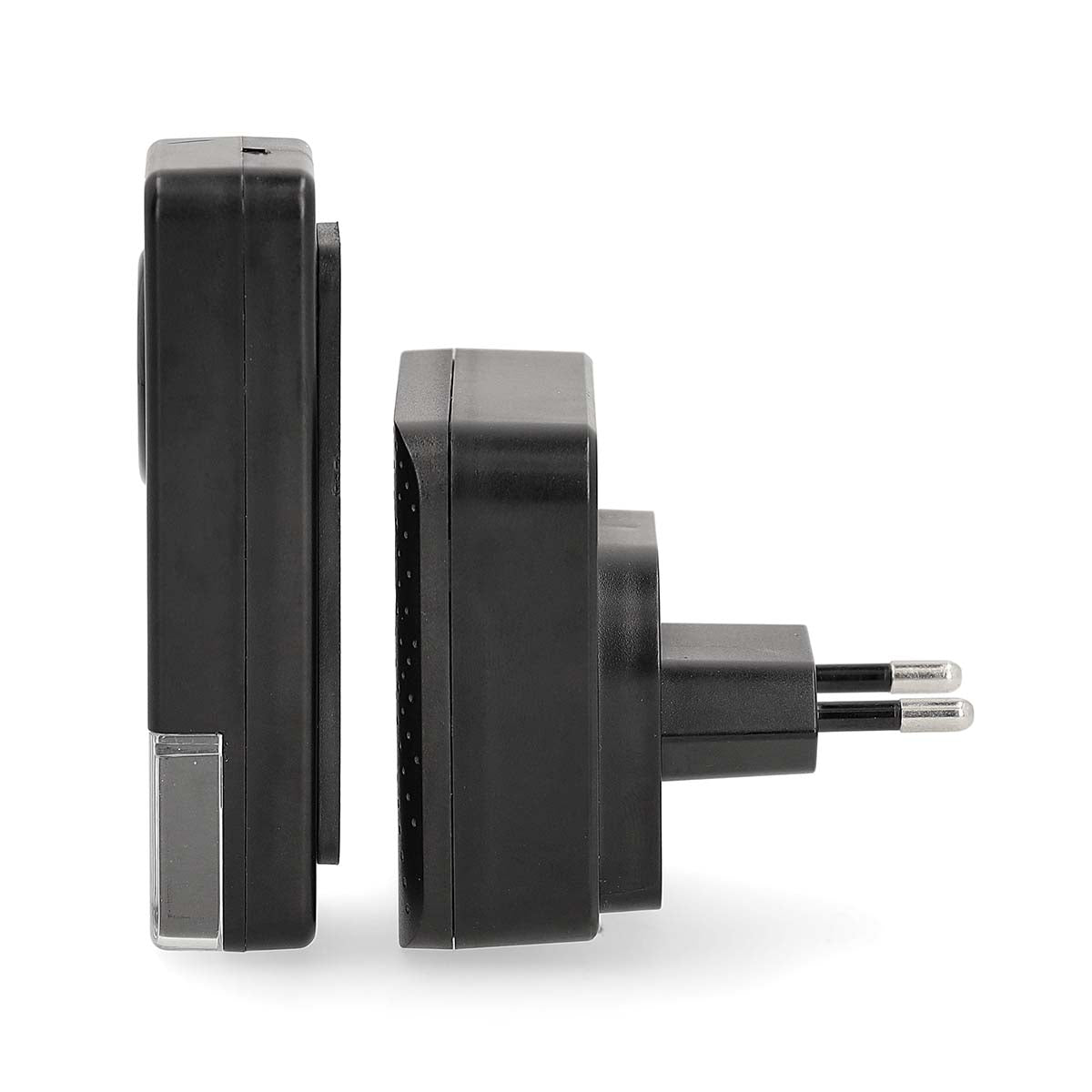 Drahtloses Türklingel Set | Netzstromversorgung | 100 - 240 V AC 50/60 Hz | 1x 23A 12V | Lautstärke: 110 dB | Signalreichweite: 150 m | IP55 | Verstellbares Volumen | 58 Melodien | 3 Empfänger | Schwarz