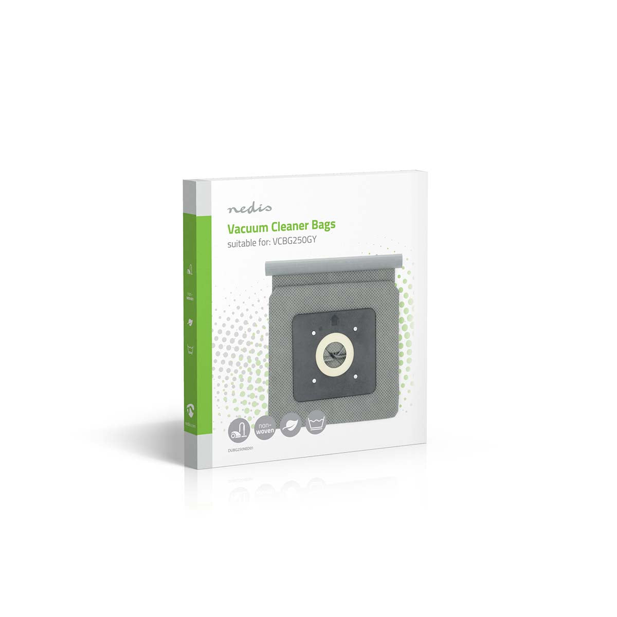 Staubsaugerbeutel | 1 Stück | Stoff | Meist verkauft für: Nedis® VCBG250GY | Weiss