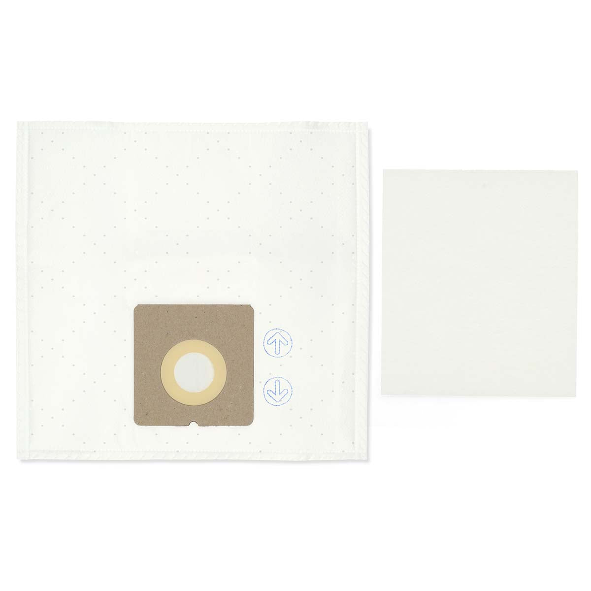 Staubsaugerbeutel | 4 Stück | Synthetik | Meist verkauft für: Dirt Devil Swiffy M 1550 - 1556 Series | Weiss