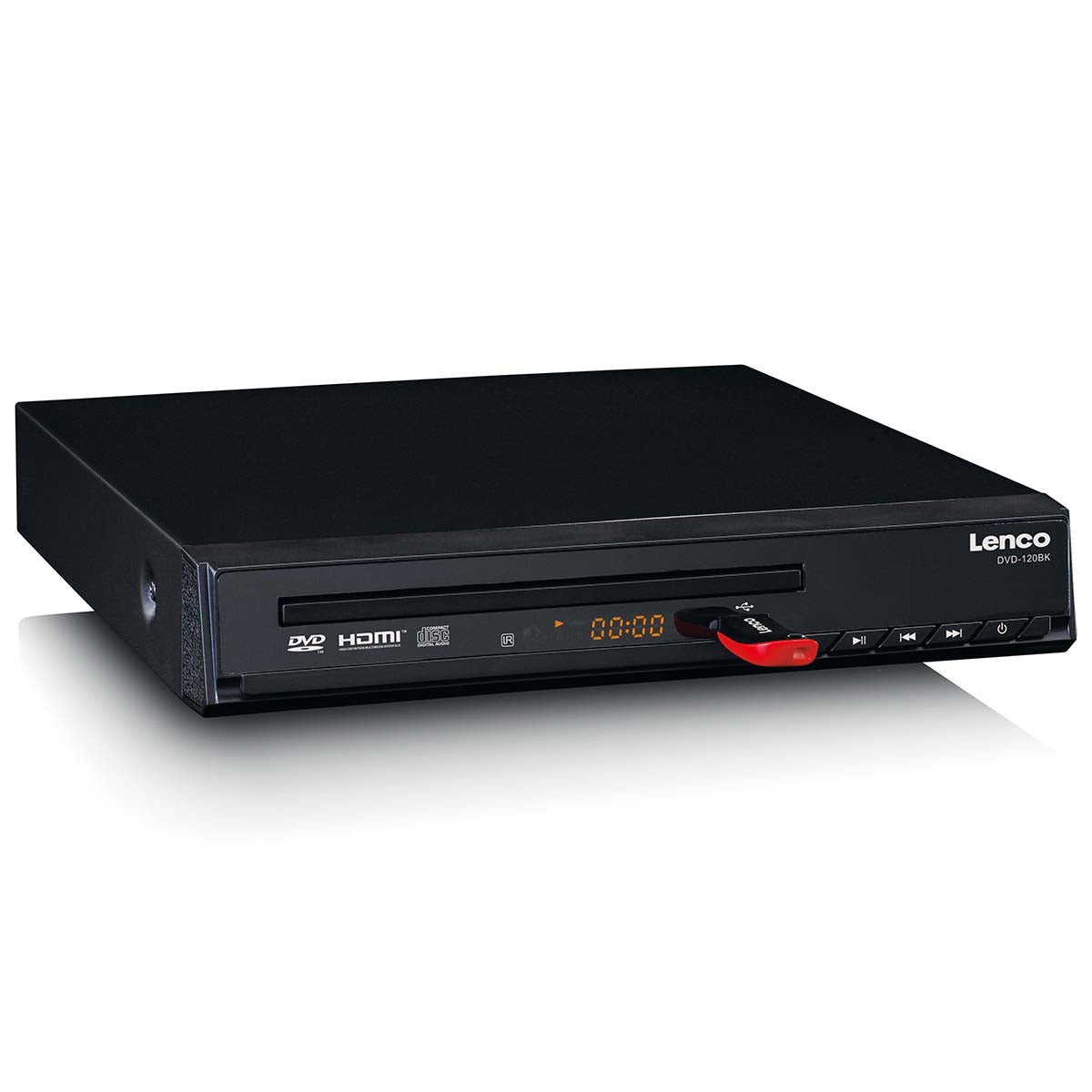 DVD-Player mit HDMI und Fernbedienung Schwarz
