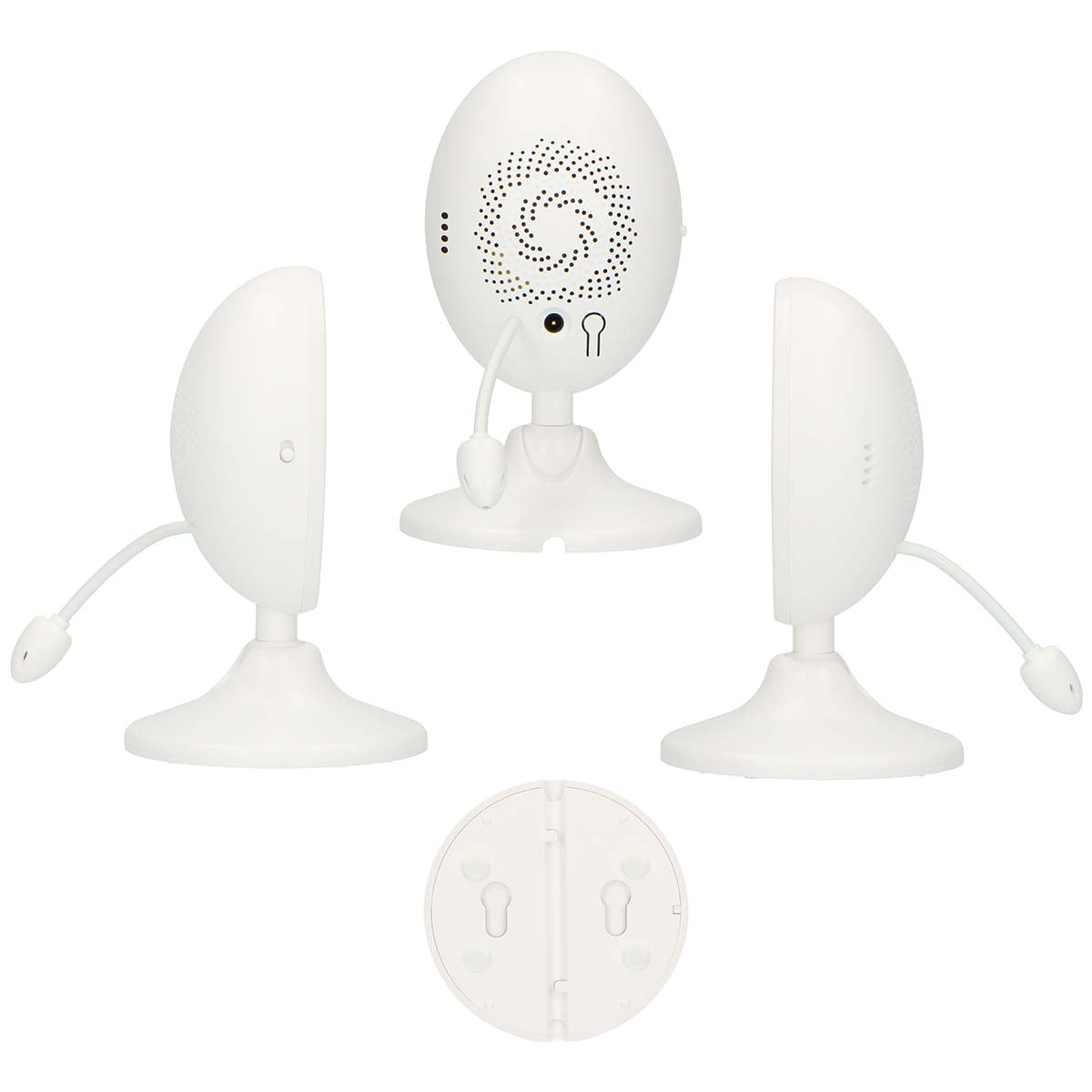 Video monitor color 4,3 inch, white + extra camera