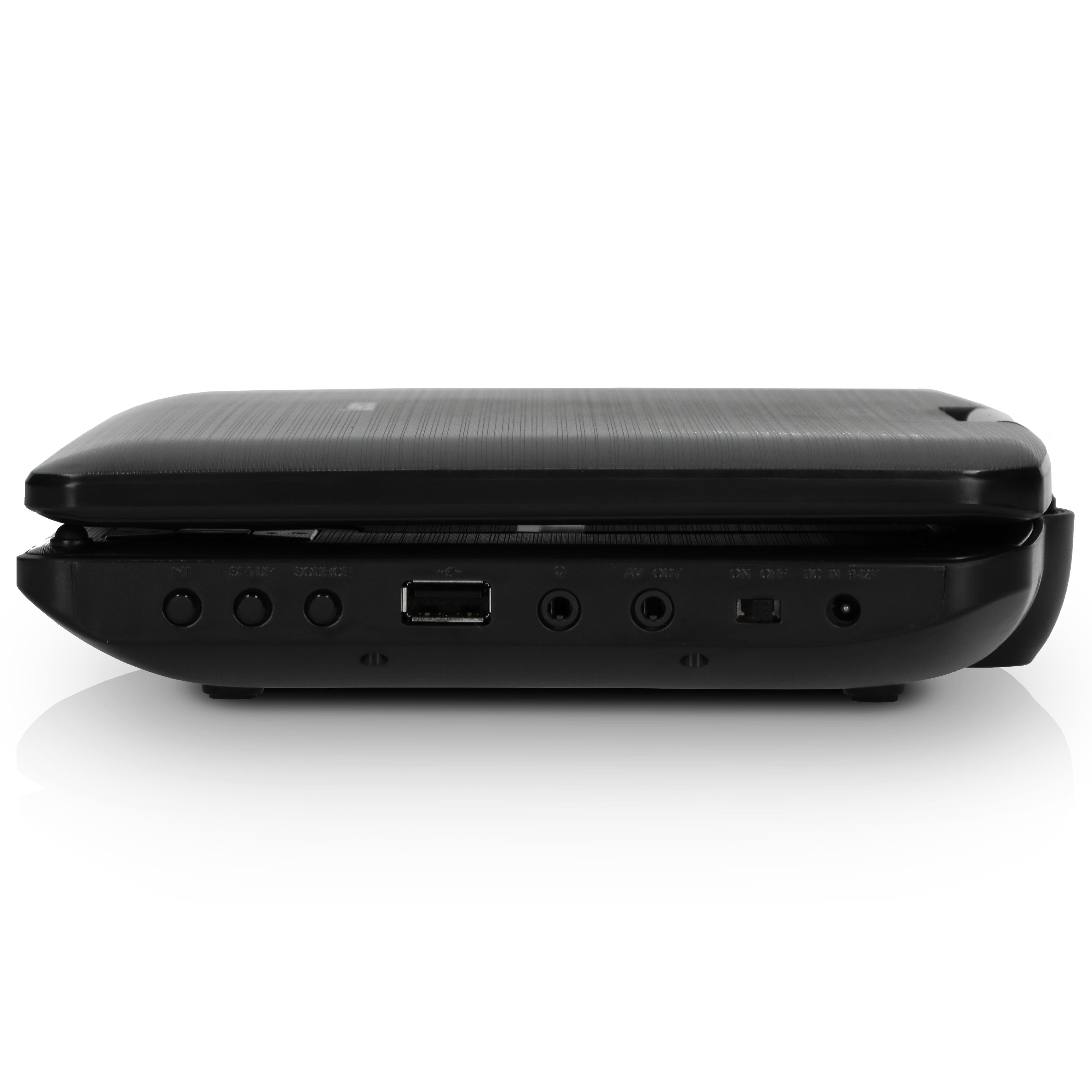 9 Zoll portable DVD neues Design mit Halterung Schwarz