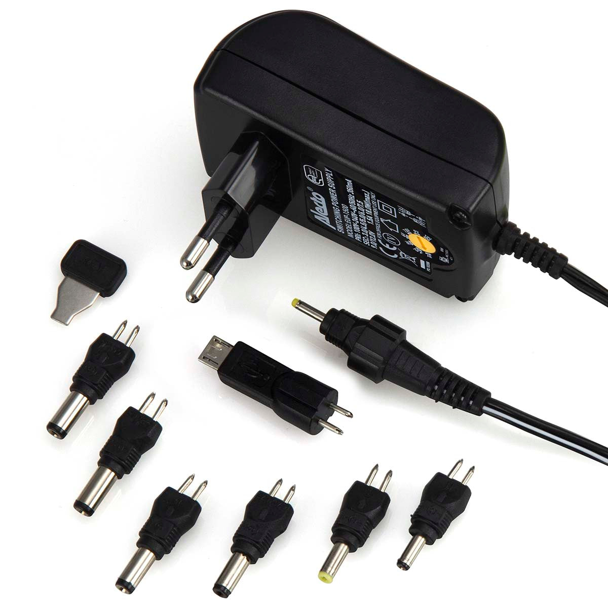 Universal-Öko-Netzadapter 1500 mA schwarz