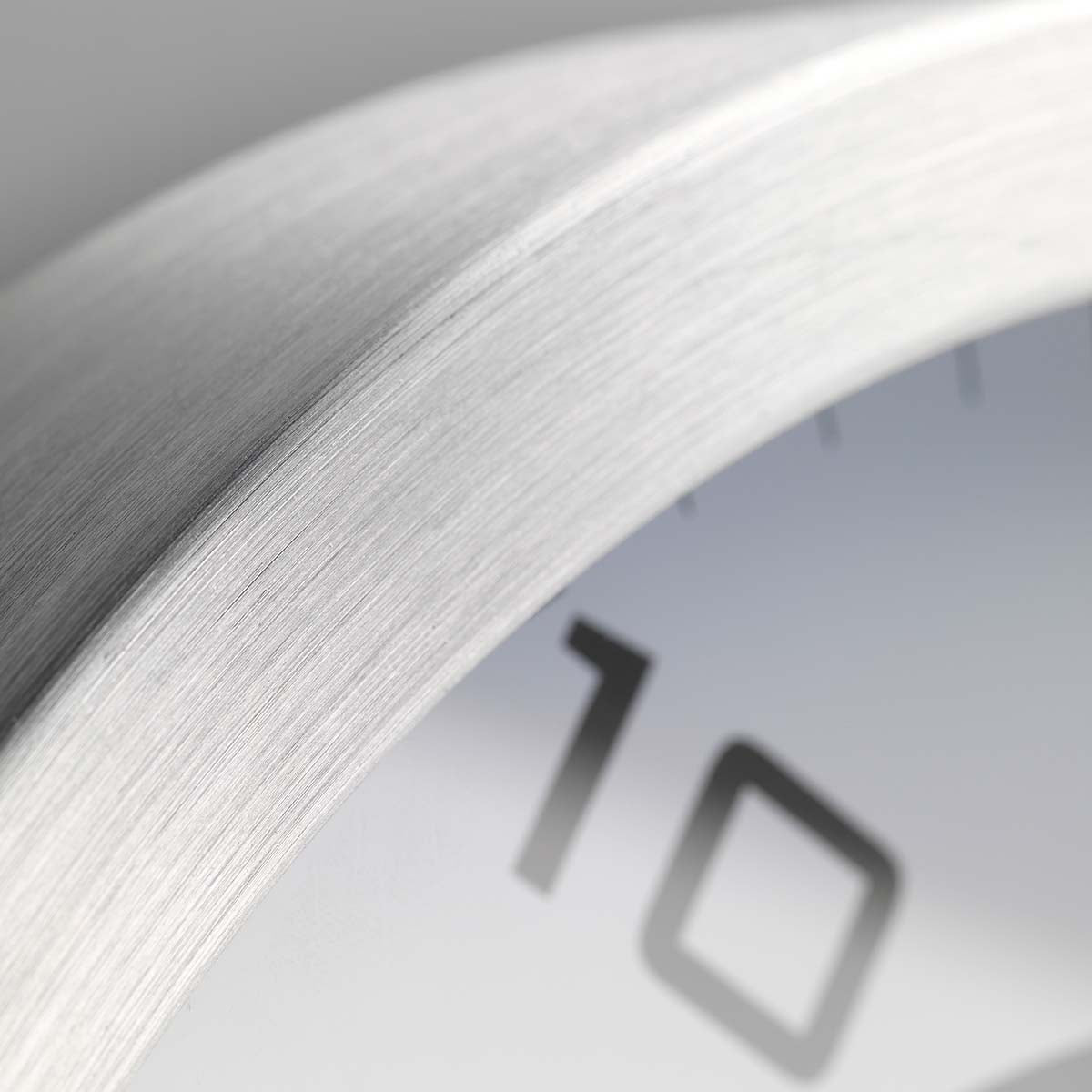 Analog-Demenzuhr Aluminium