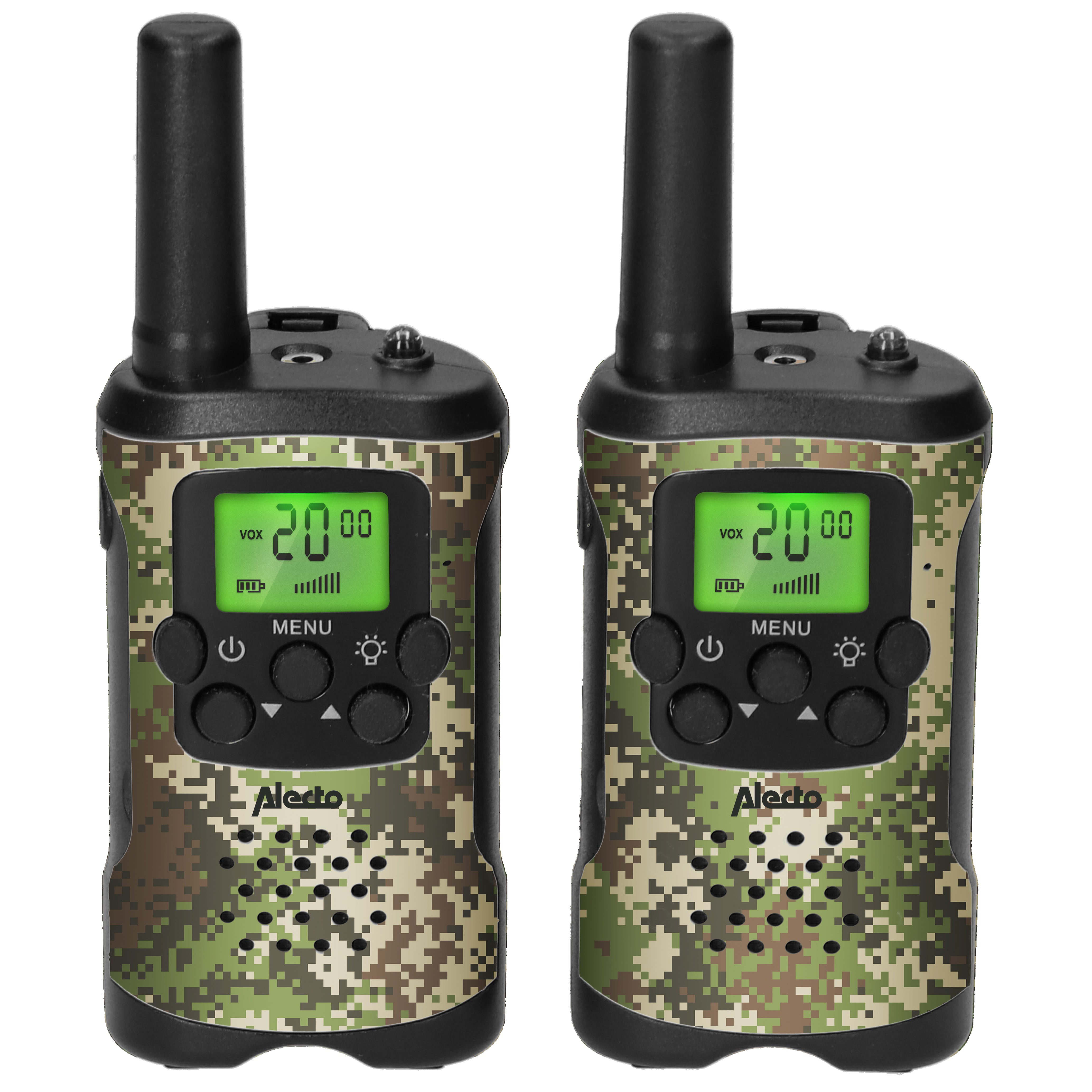 2er-Set Kinder-Walkie-Talkies mit einer Reichweite von bis zu 7 Kilometern Camouflage