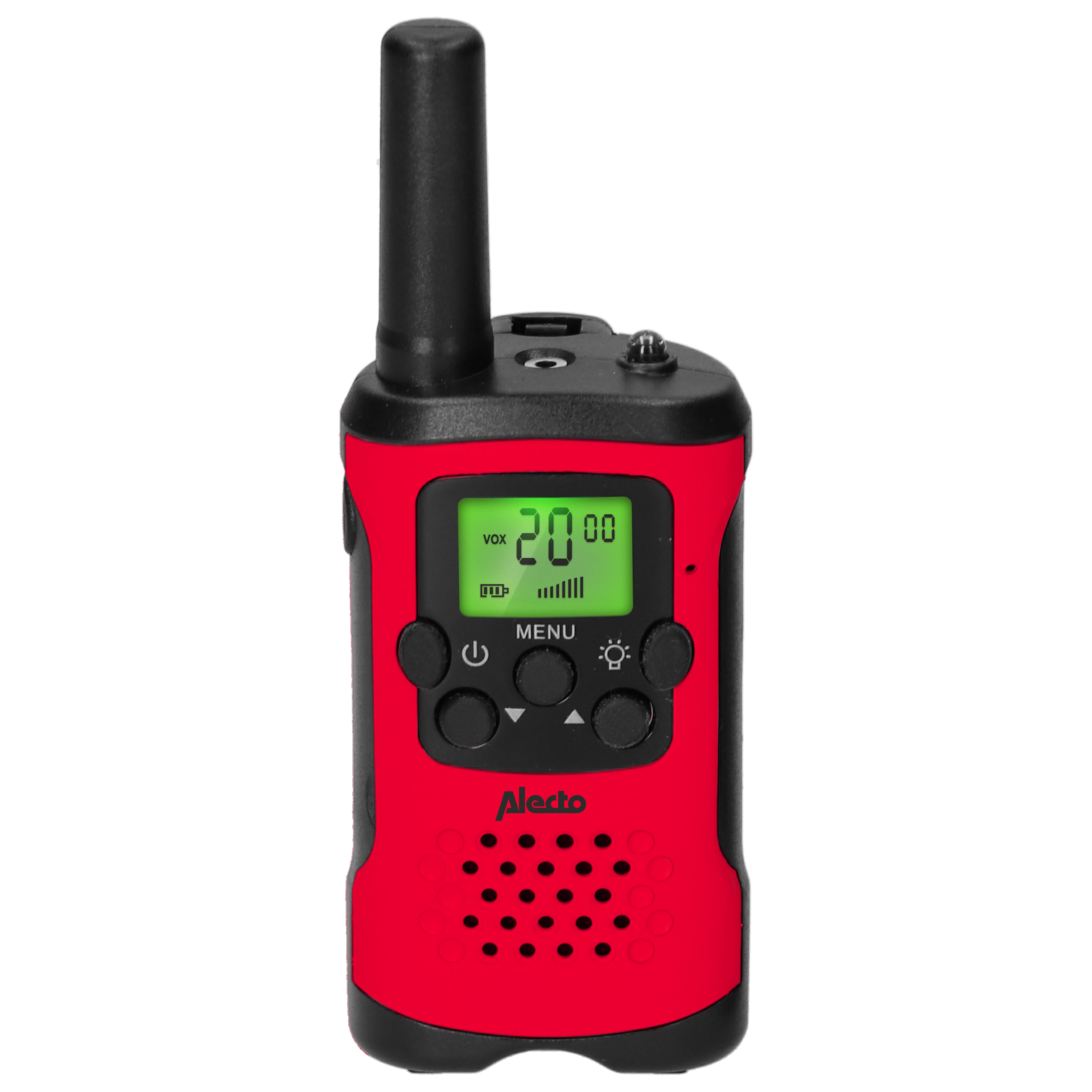 2er-Set Walkie-Talkies mit einer Reichweite von bis zu 7 Kilometern Rot/Schwarz