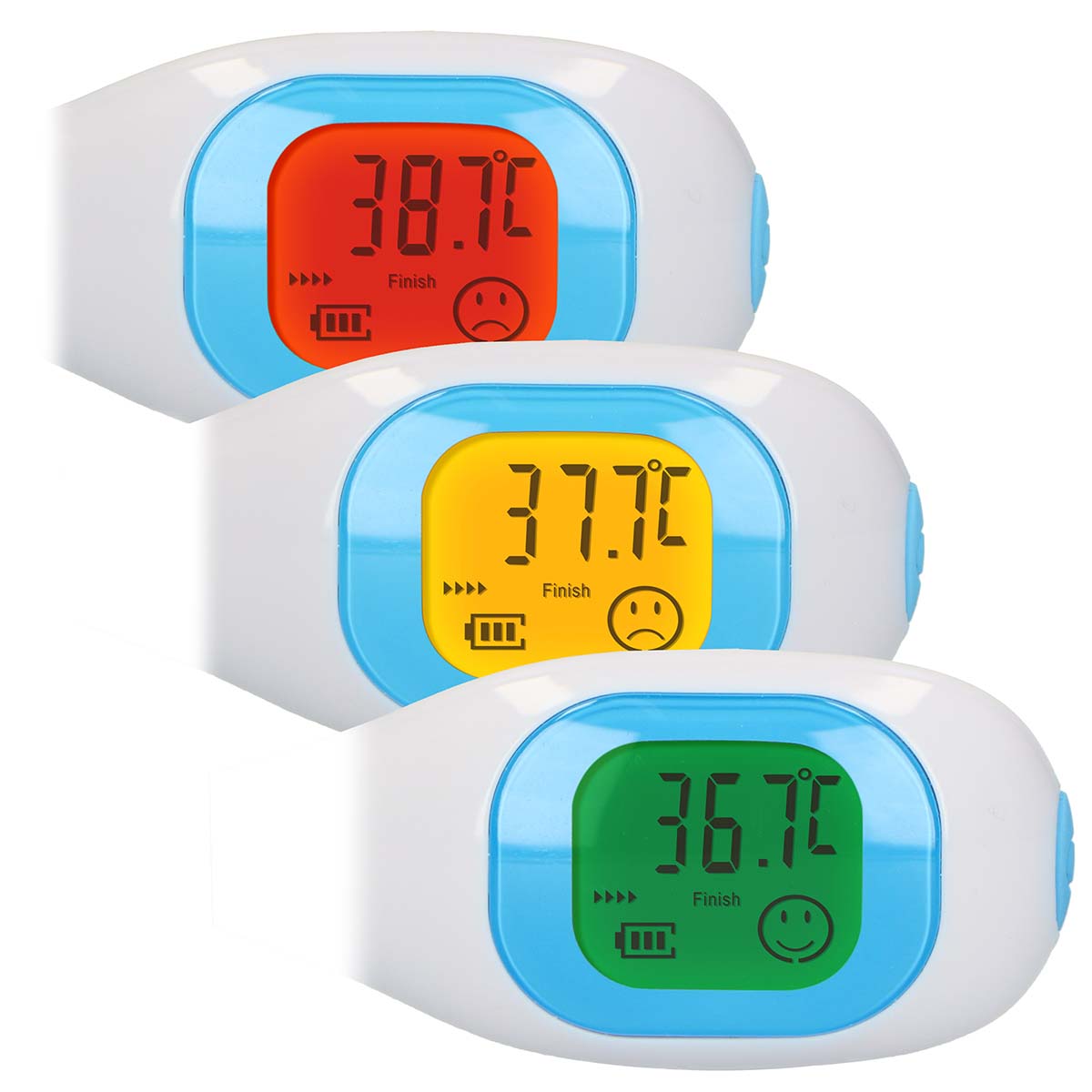 Thermometer mit großem beleuchtetem Display