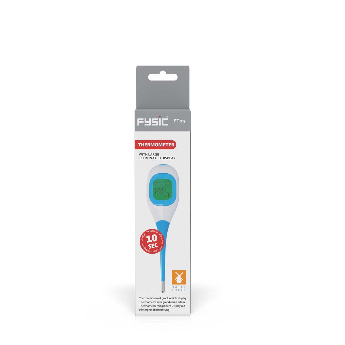 Thermometer mit großem beleuchtetem Display
