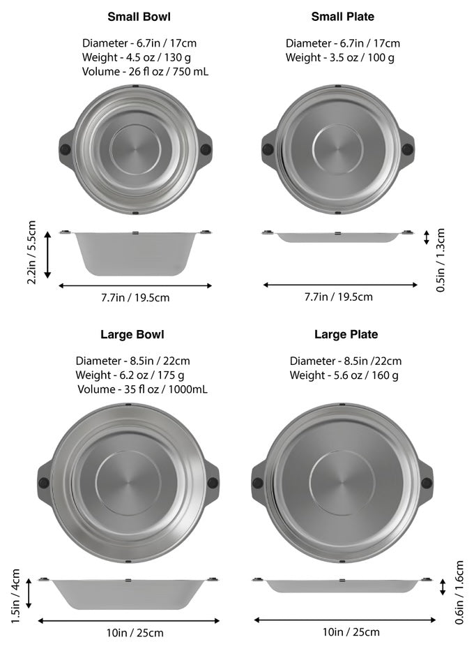 Full-Windsor Magware Bowls-Plates (Double Set)