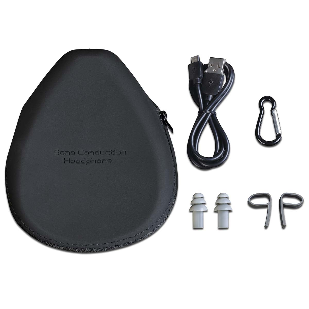 Bone Conduction Bluetooth-Kopfhörer Schwarz