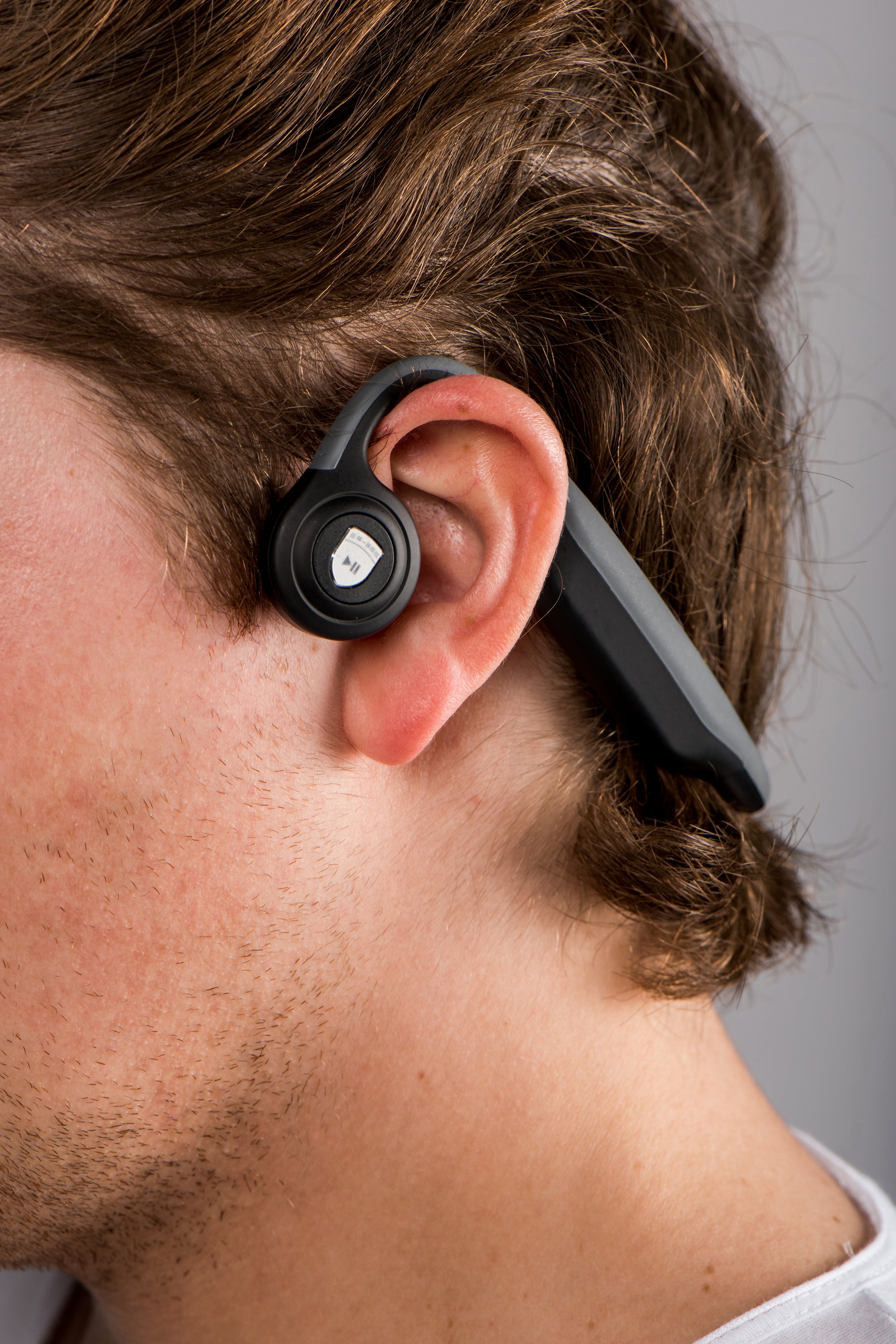 Bone Conduction Bluetooth-Kopfhörer Schwarz