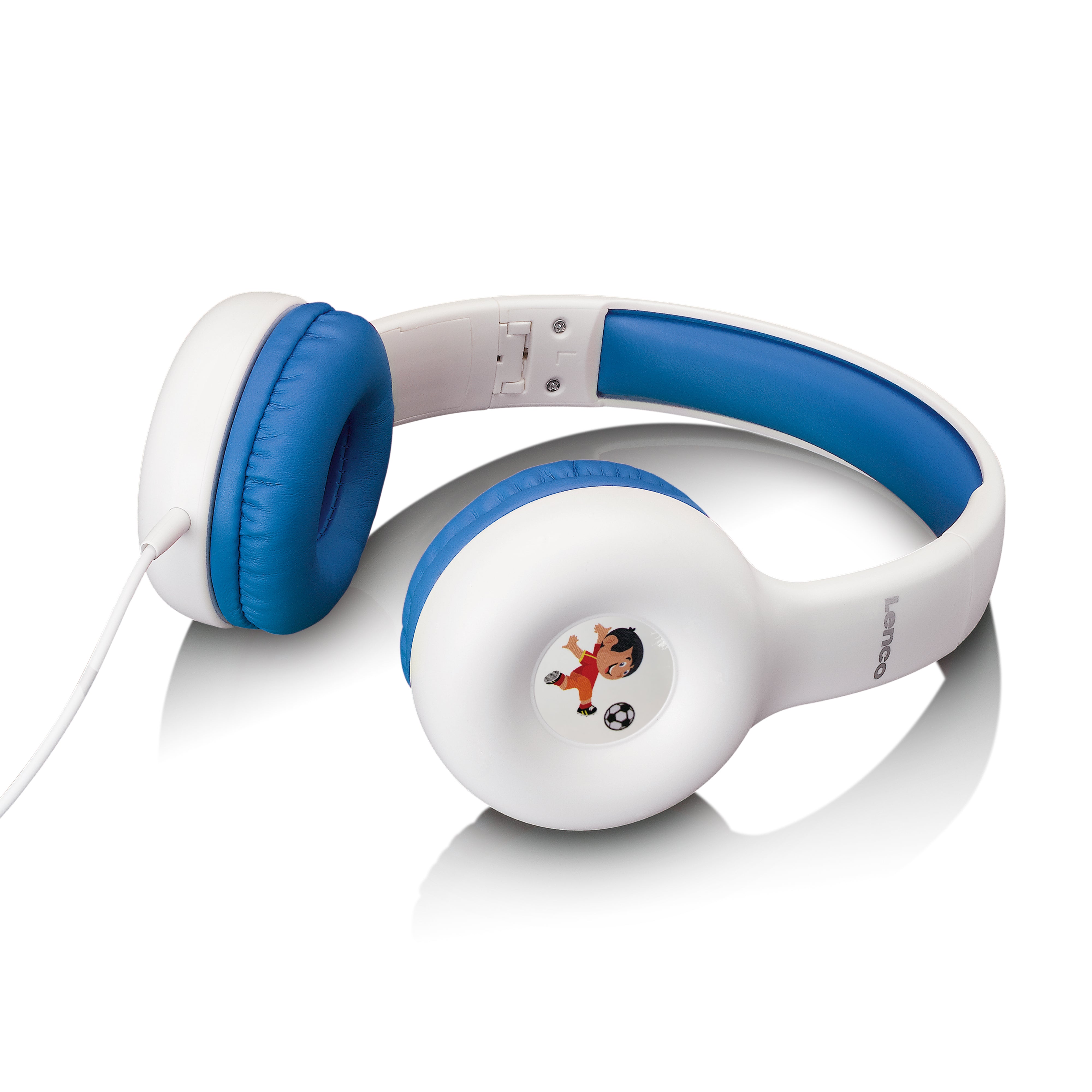 Kinderkopfhörer 85dB mit Aufklebern Blau