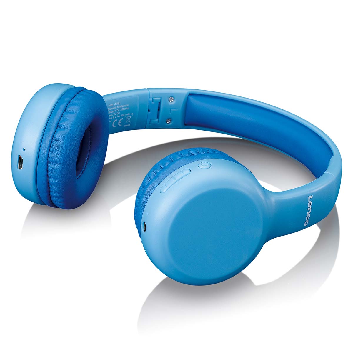 Zusammenklappbarer Bluetooth®-Kopfhörer für Kinder Blau