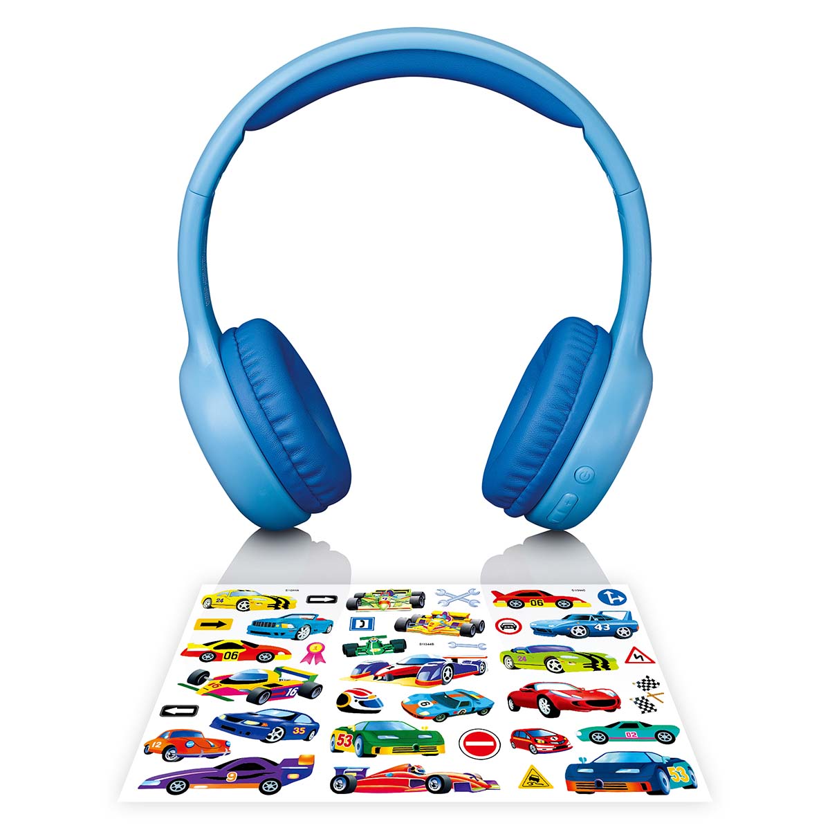 Zusammenklappbarer Bluetooth®-Kopfhörer für Kinder Blau