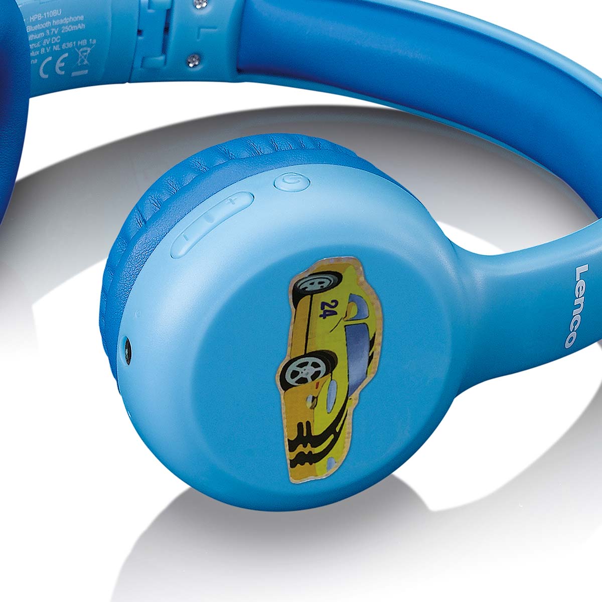 Zusammenklappbarer Bluetooth®-Kopfhörer für Kinder Blau